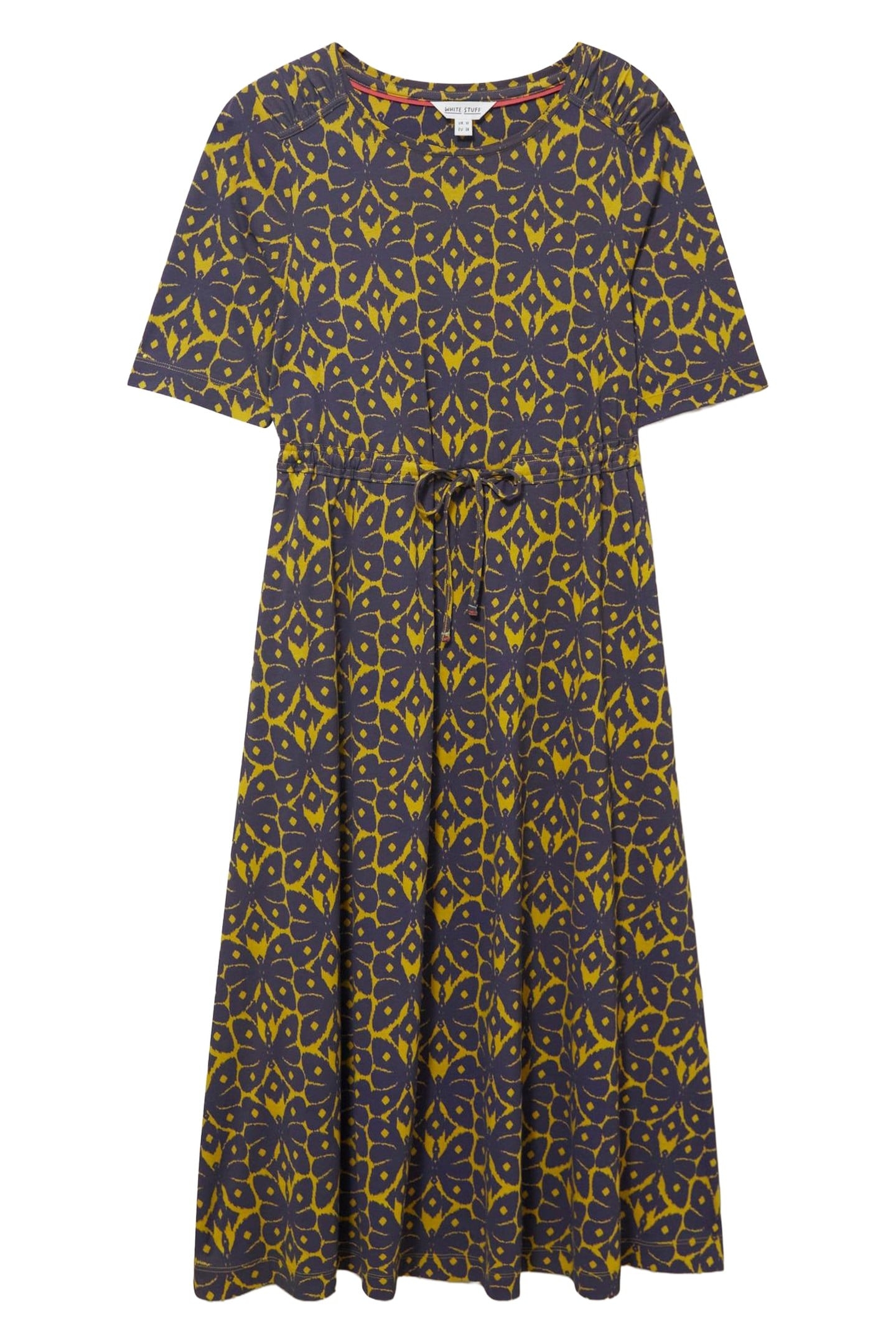 NUELLE JERSEY DRESS BLUE PRINT 3