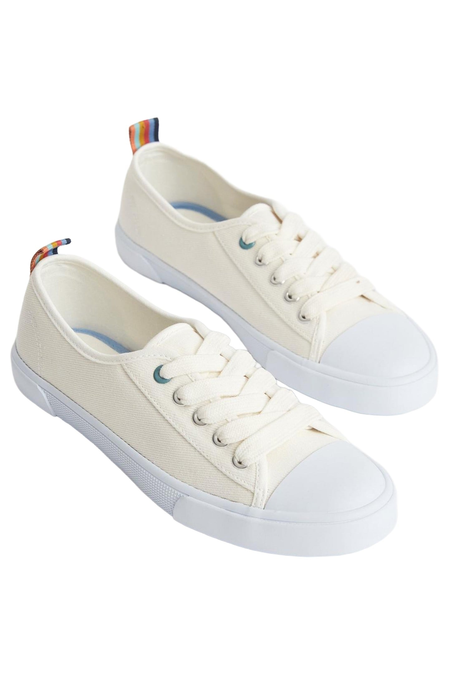 PIPER PLIMSOLL NATURAL WHITE 4
