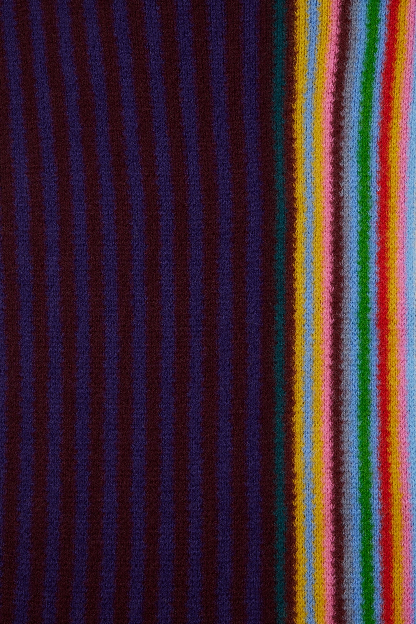 SCARF MULTI EDGE REVERSIBLE BURGUNDY/ BORDE 4