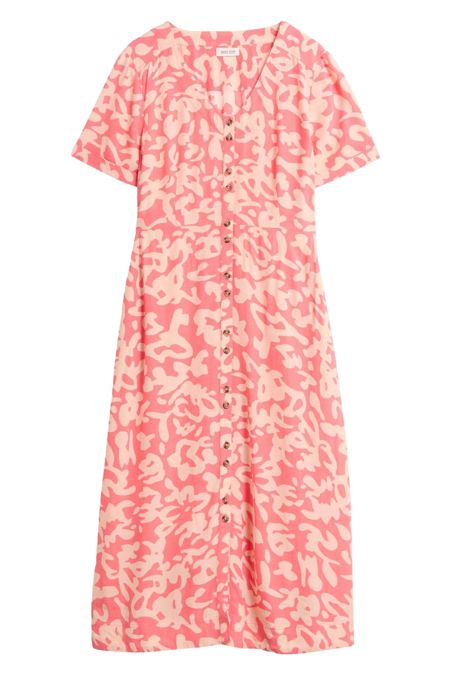 IVY MIDI DRESS PINK PRINT 1