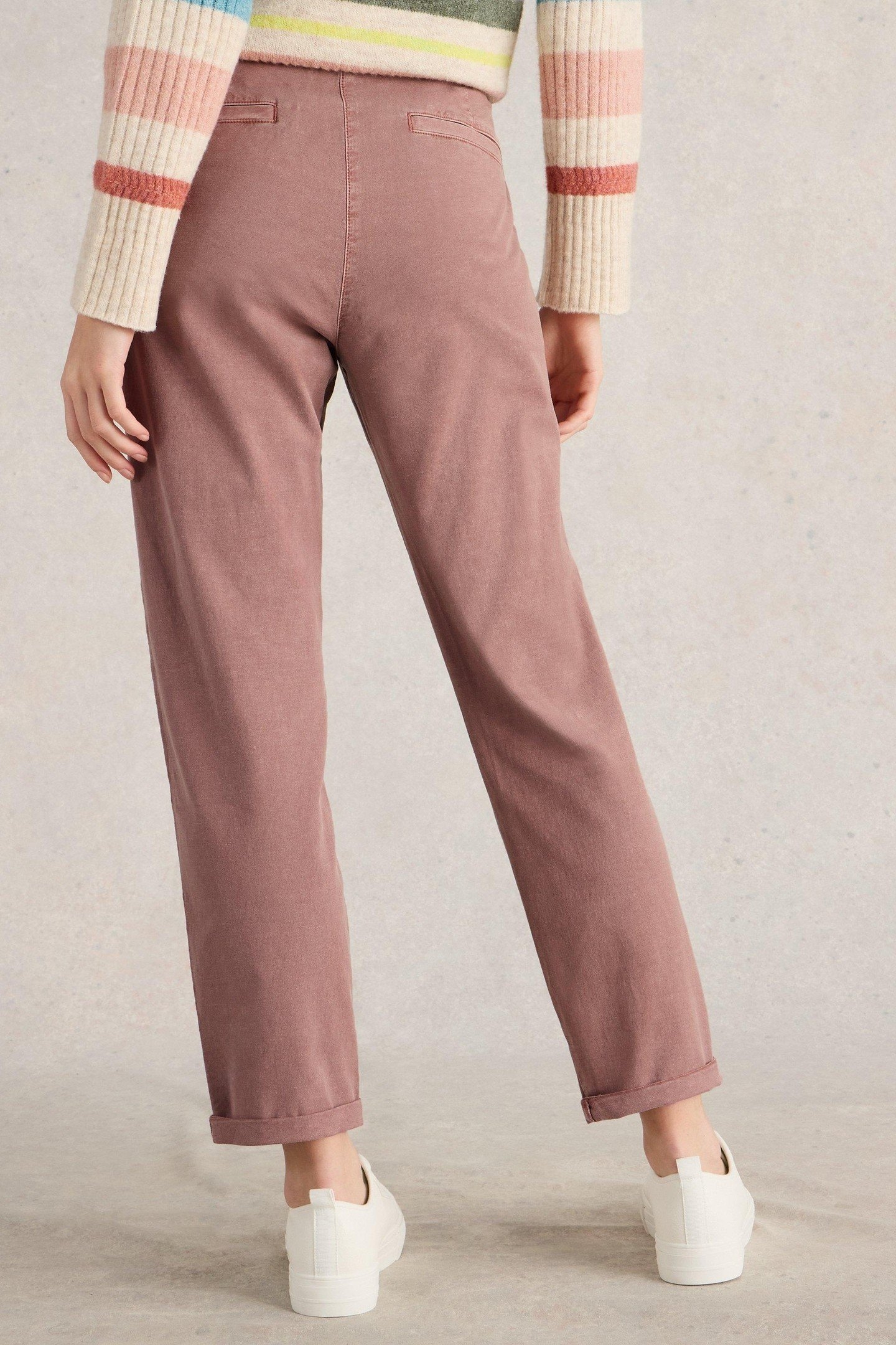 TWISTER CHINO TROUSER DUSTY PINK 2