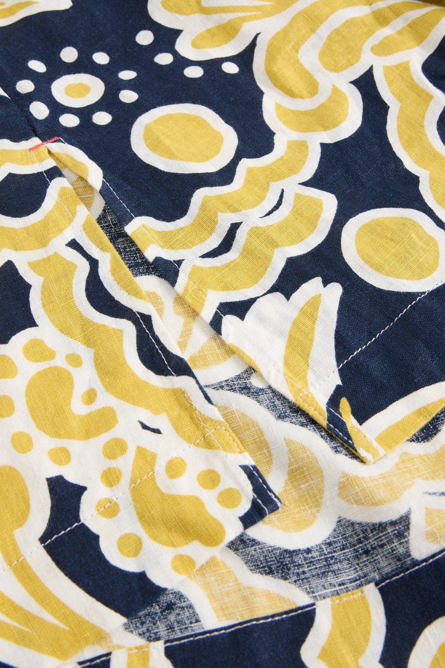 BLAKE LINEN TUNIC YELLOW PRINT 4