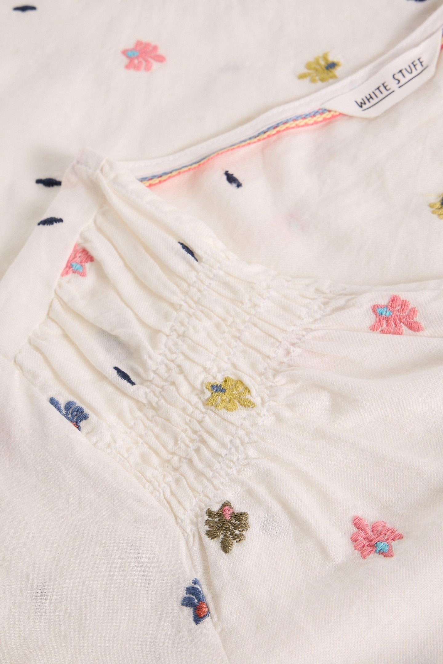 RAE ORGANIC COTTON TOP IVORY MULTI 4