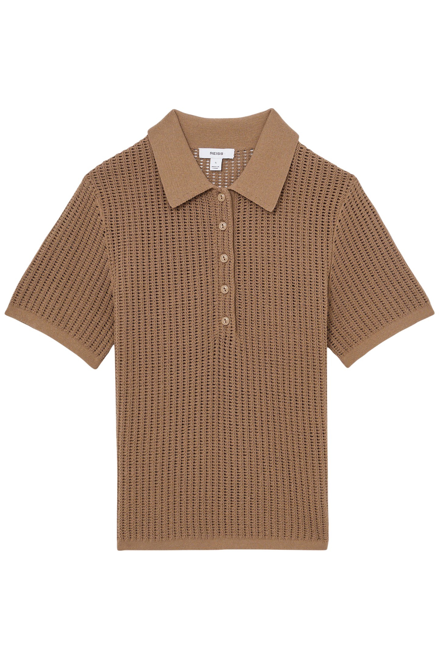 STITCH POLO TAN 3