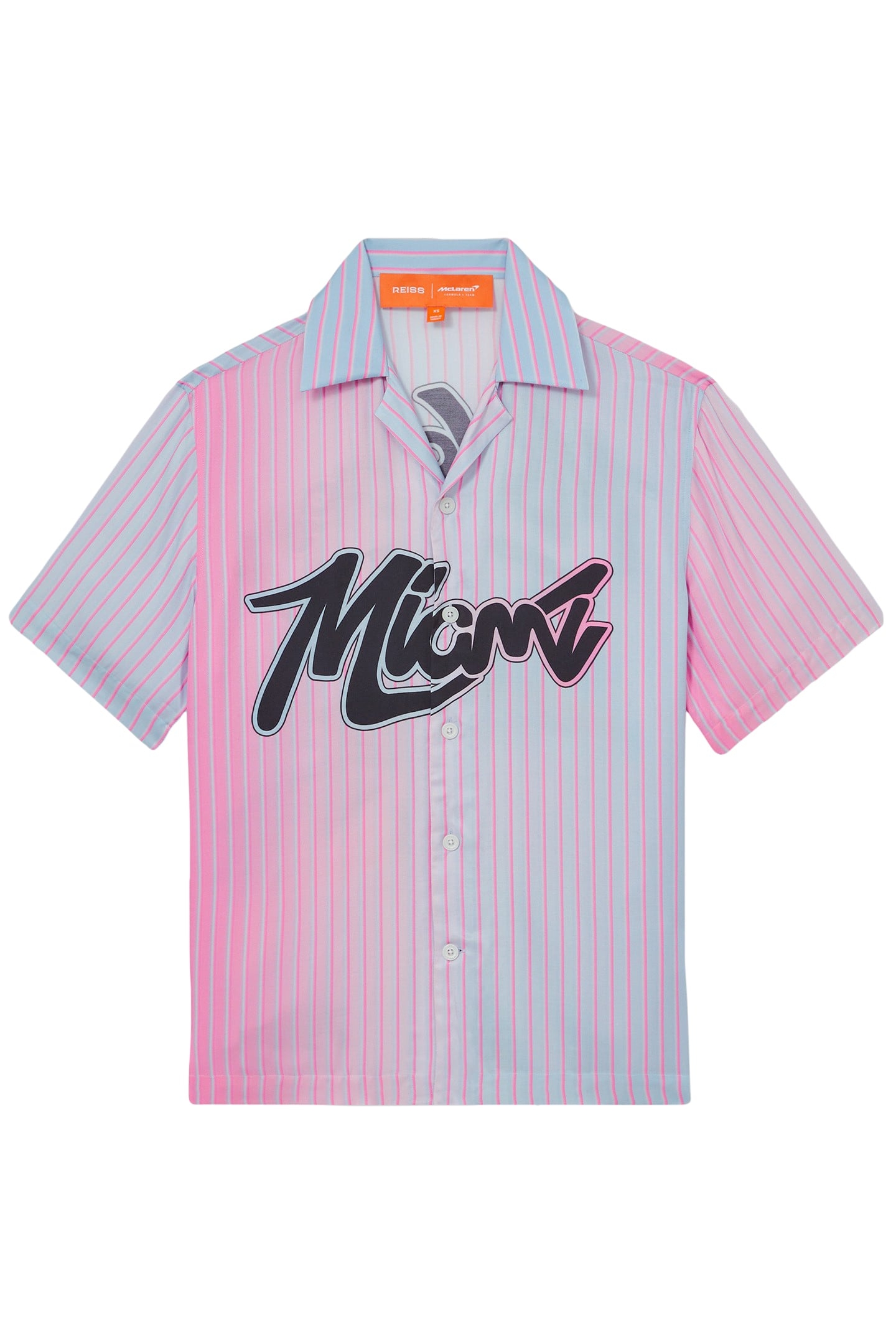 SS MIAMI PALM TREE PRINTED CUBAN SHIRT PINK 4