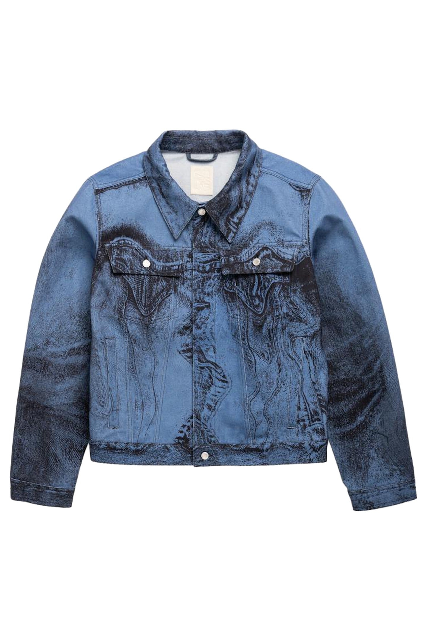CAMPERLAB – DISTORTED DENIM JACKET BLUE 1