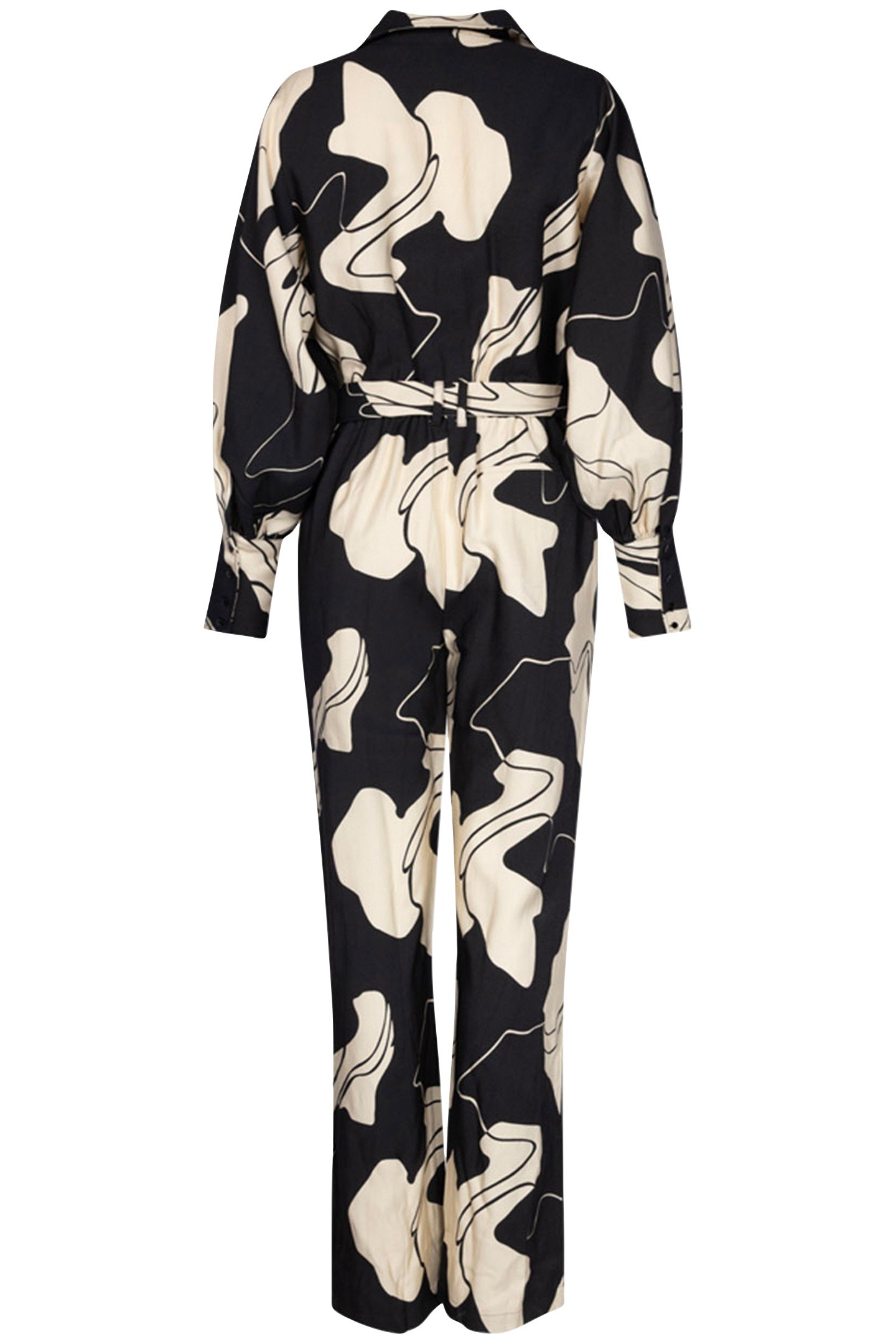 ELLY JUMSUIT LONG SLEEVE BLACK RIVER 2