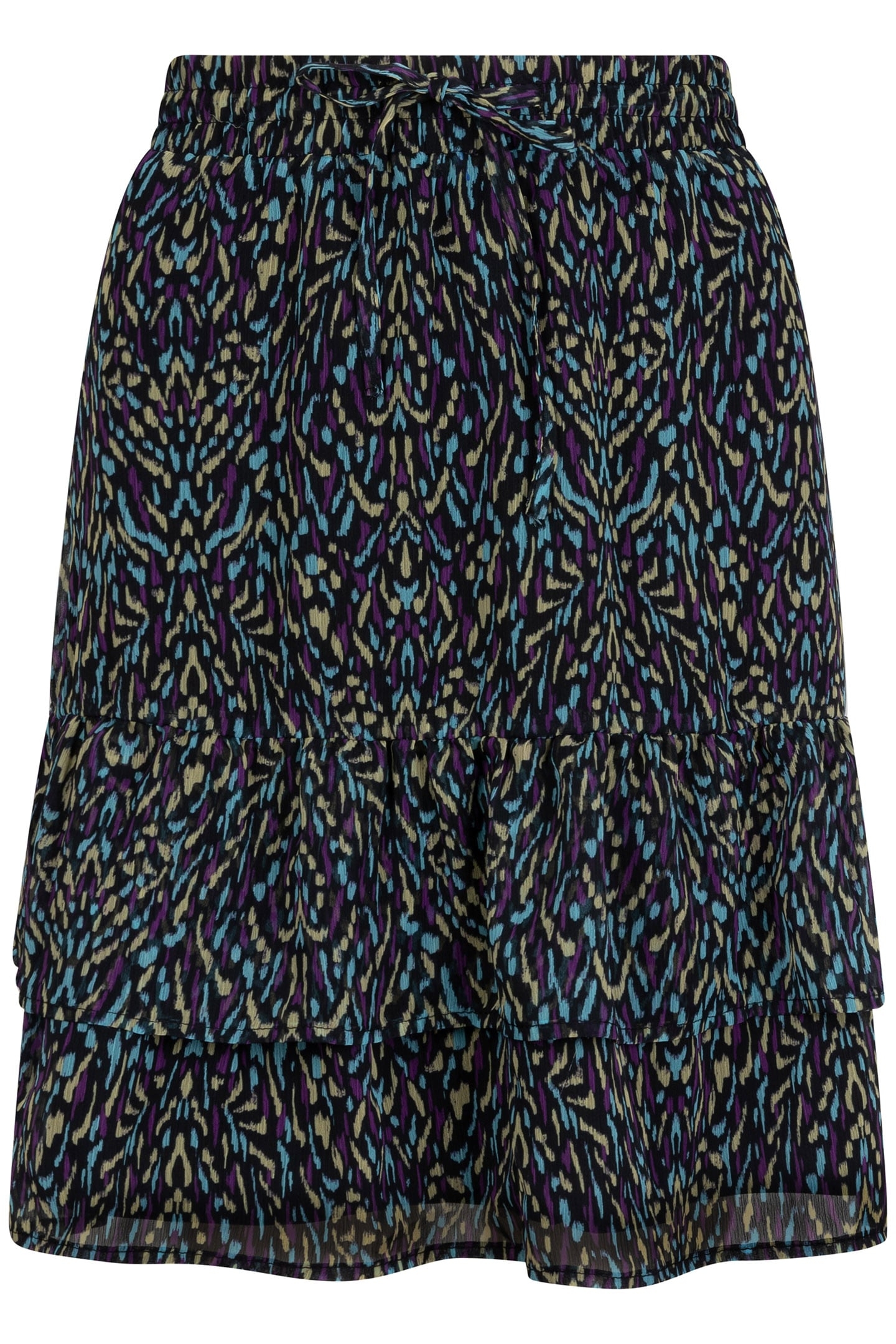 SKIRT SHORT MAGICAL EARTH PRINT 6