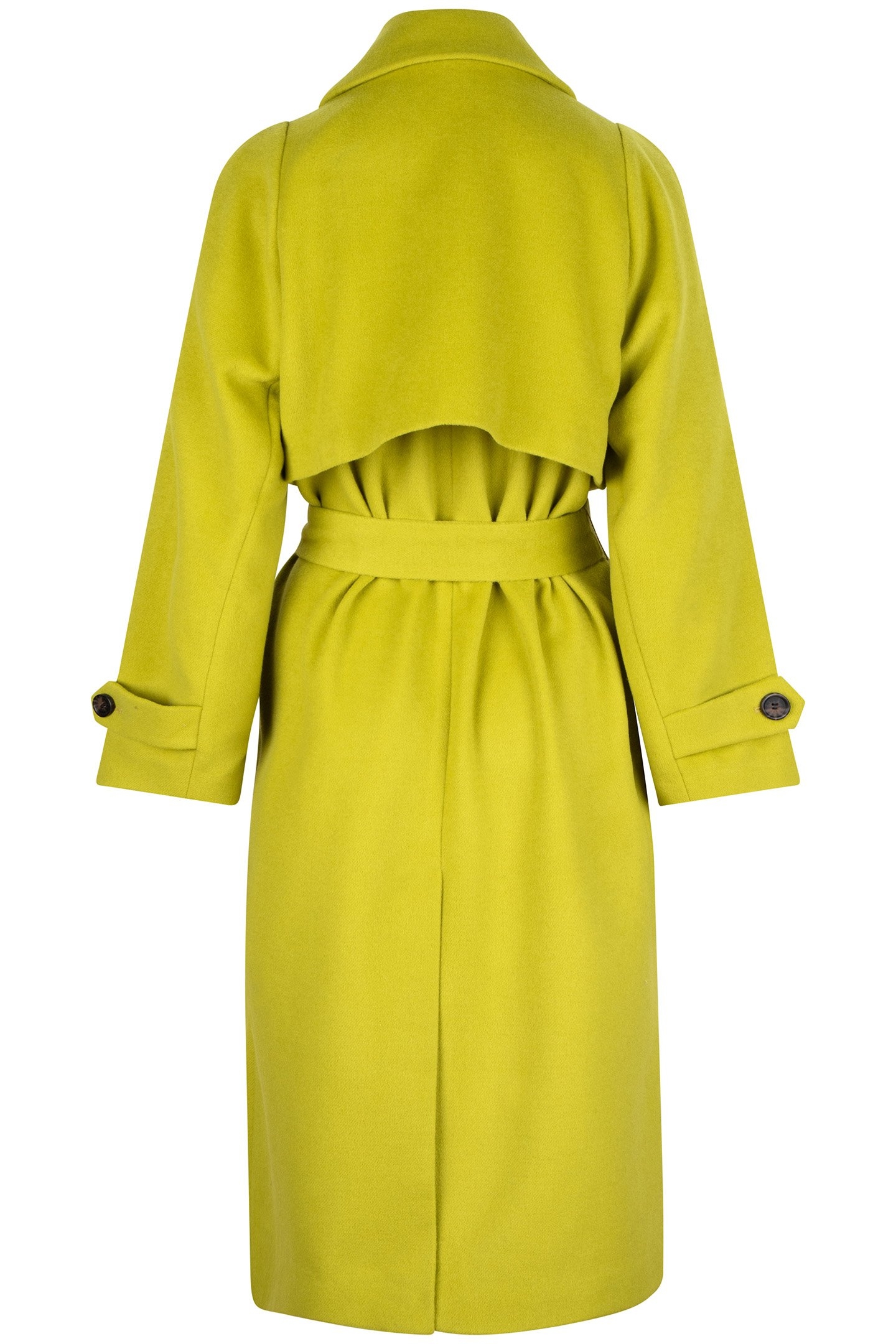 COAT LONG BELT LIME 6