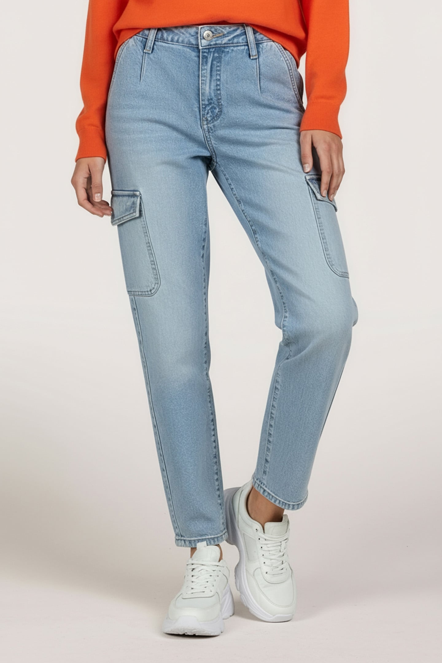 TROUSERS CARGO JEANS BLUE 1