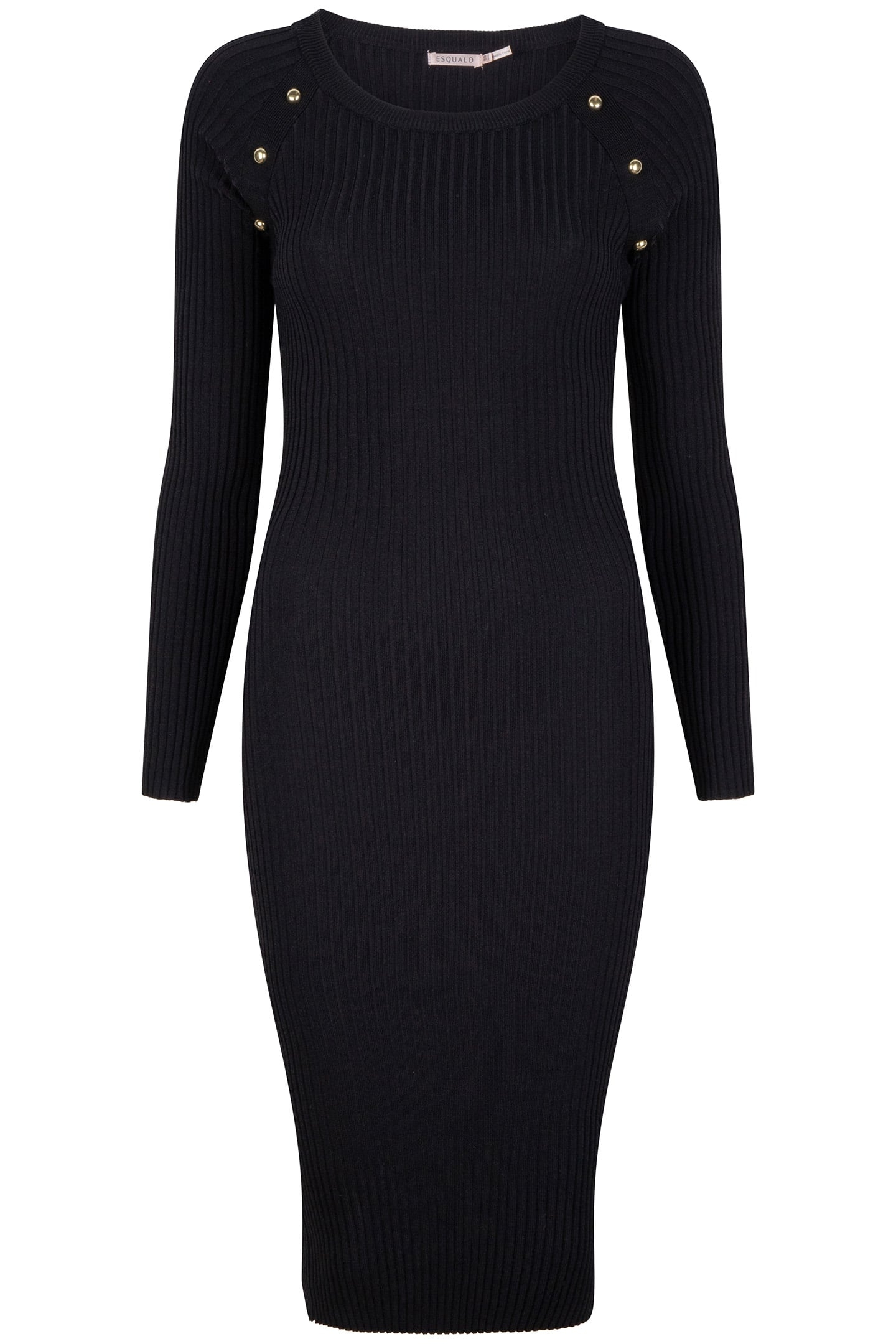 DRESS KNITTED TUBE BLACK 5