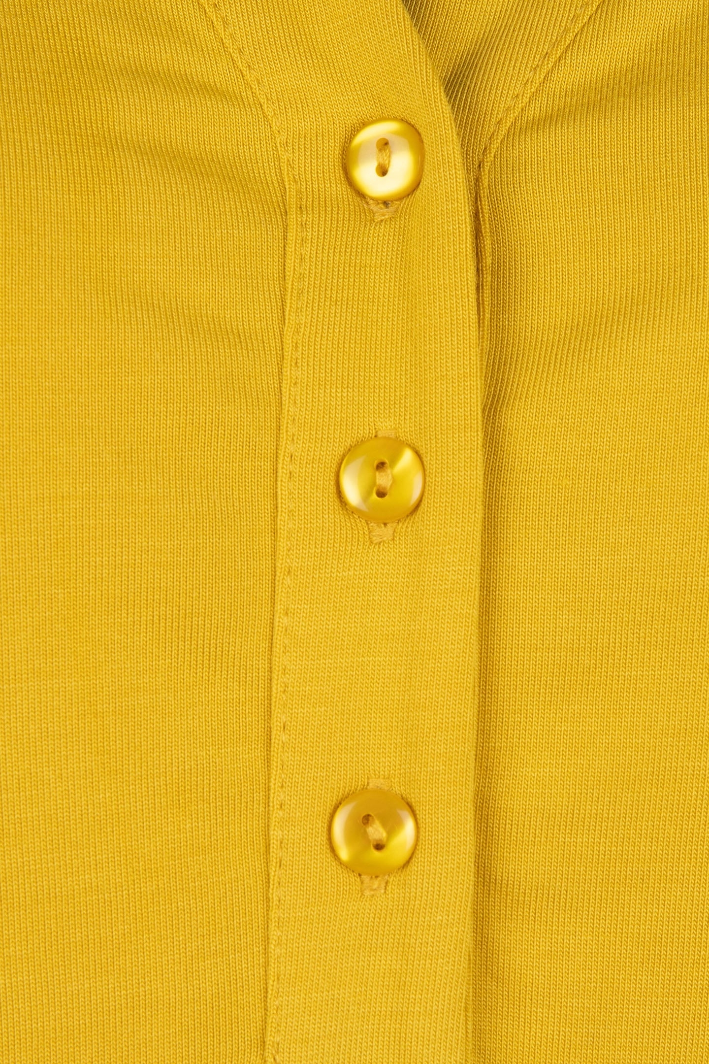 TOP MODAL V-NECK BUTTON OCHRE 5