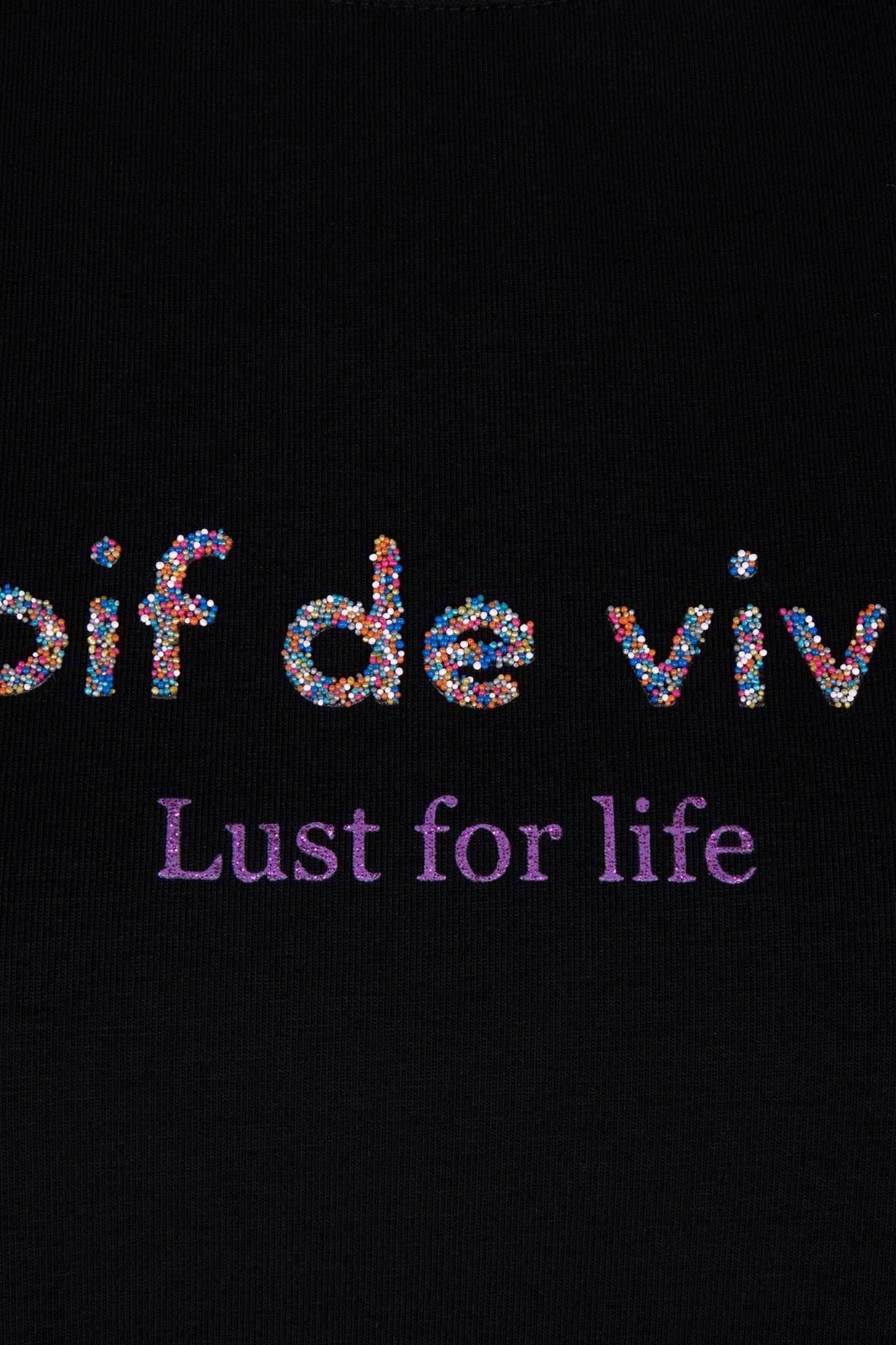 T-SHIRT SOIF DE VIVRE BLACK 8