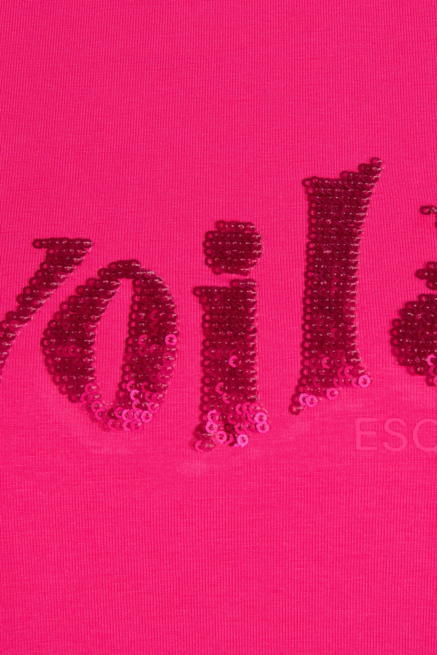 T-SHIRT VOILA SEQUINS FUCHSIA 5