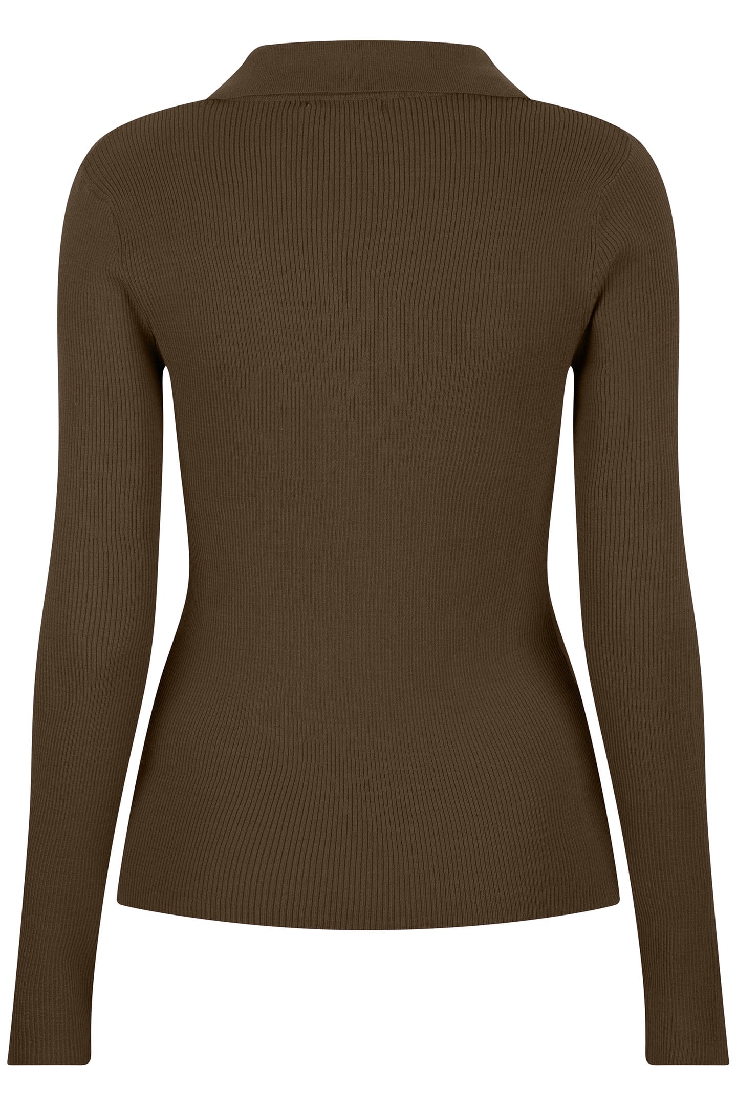 SWEATER POLO COLLAR LONG SLVE ARMY GREEN 4