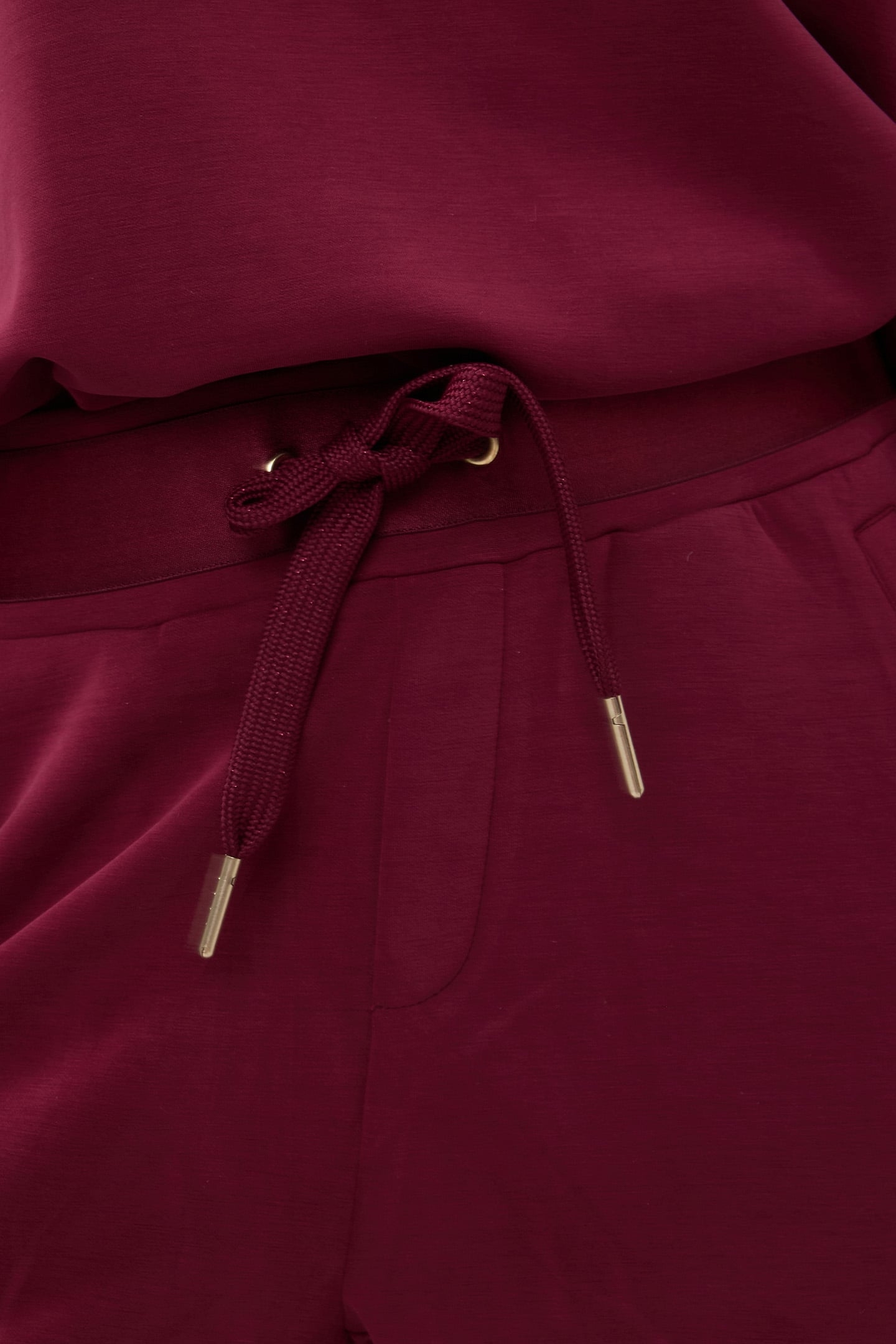 TROUSER CARGO SATIN MODAL WINE RED 8