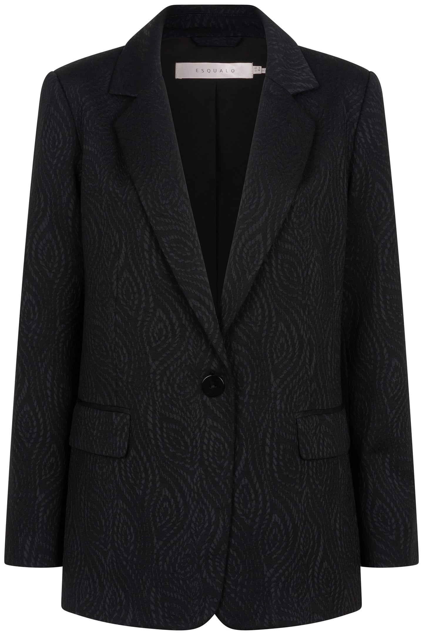 BLAZER JACQUARD STRETCH BLACK 4