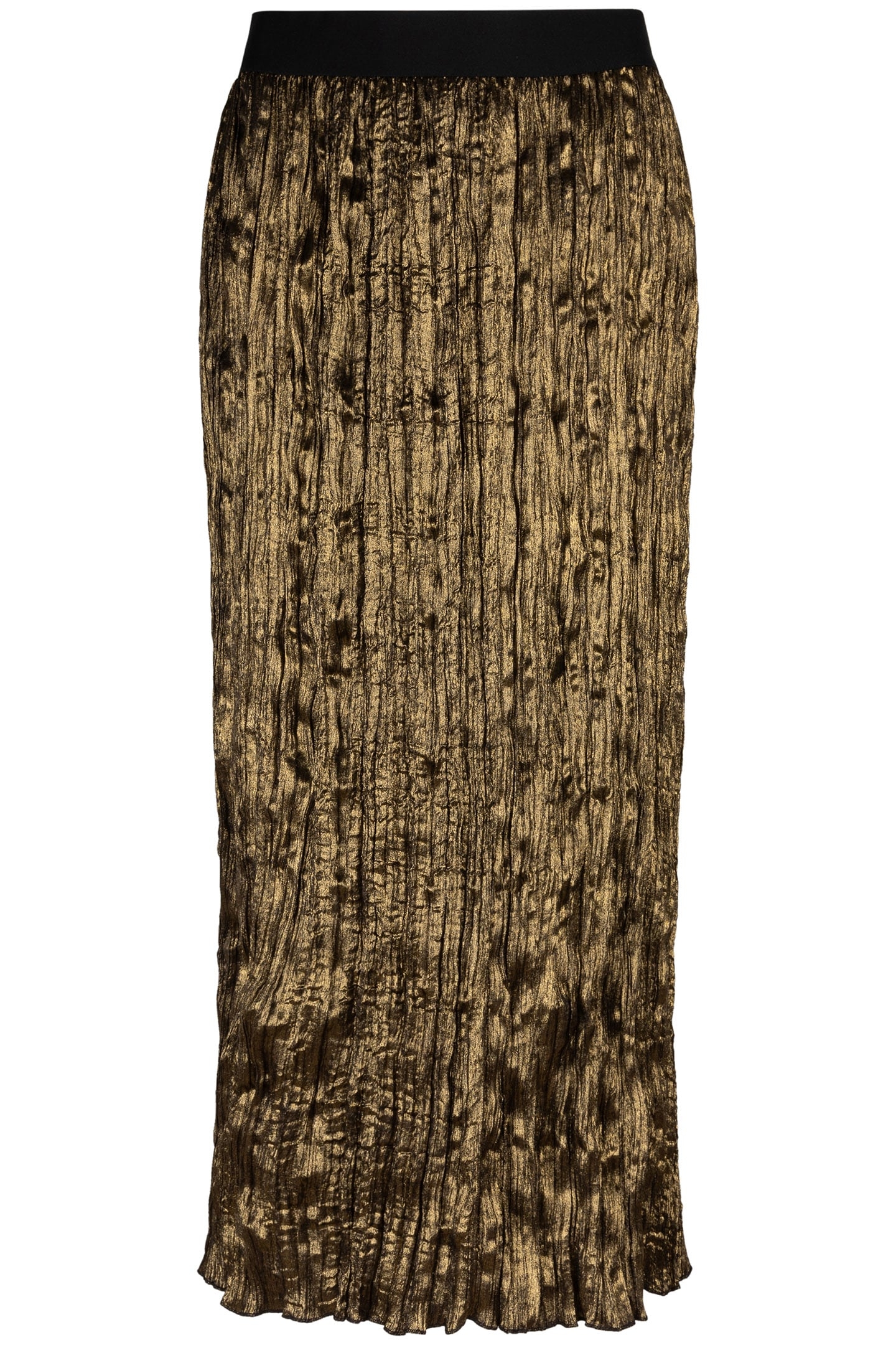 SKIRT CRUSHED FOIL MOSS GREEN 6