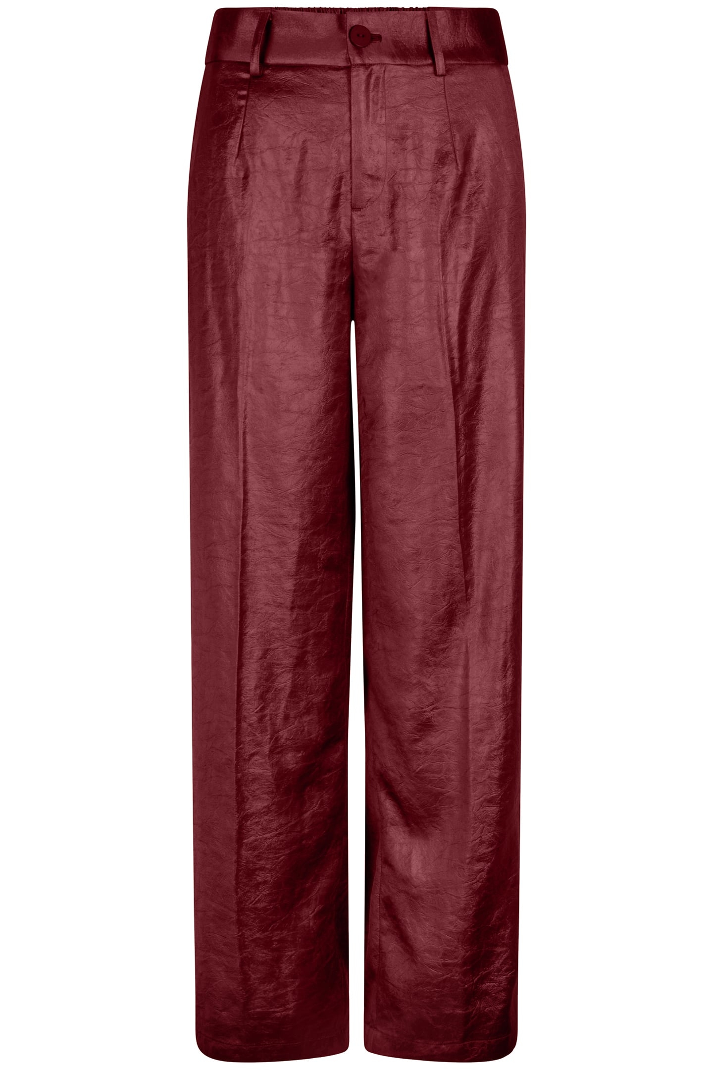 TROUSERS METALLIC EM WINE RED 5