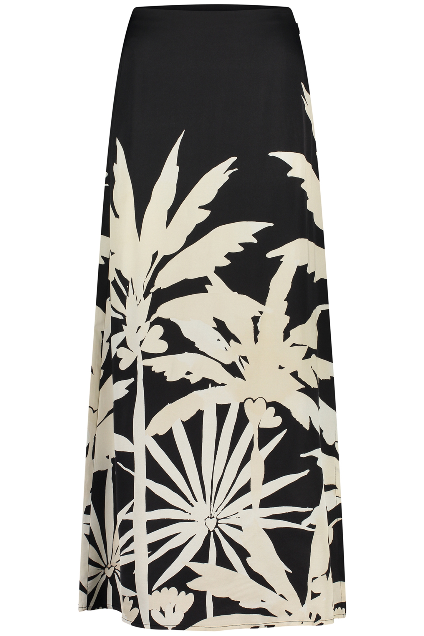 LAUREEN SKIRT CREME BRULEE/BLACK 3