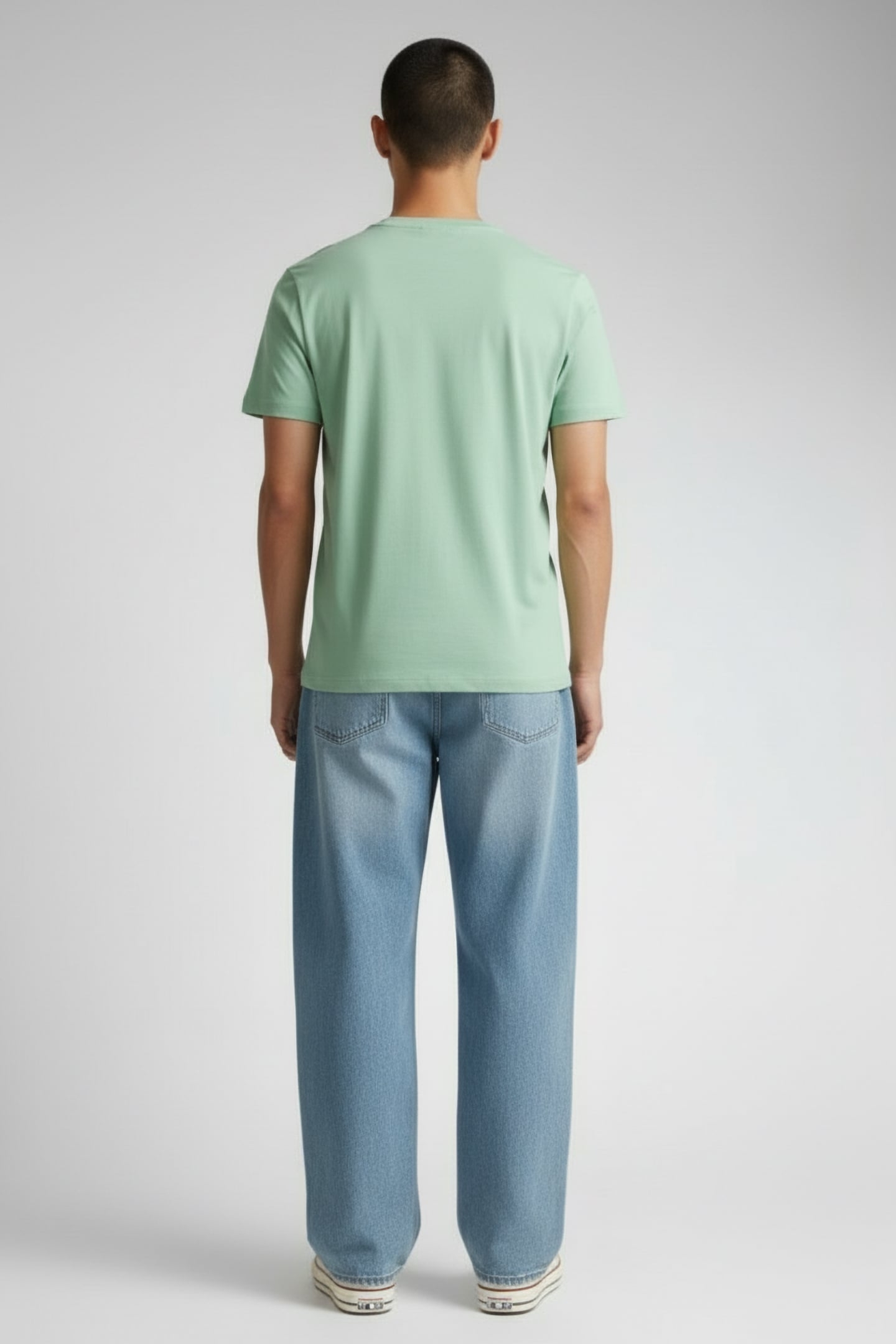 BRAND REGULAR FIT T-SHIRT QUIET GREEN 2