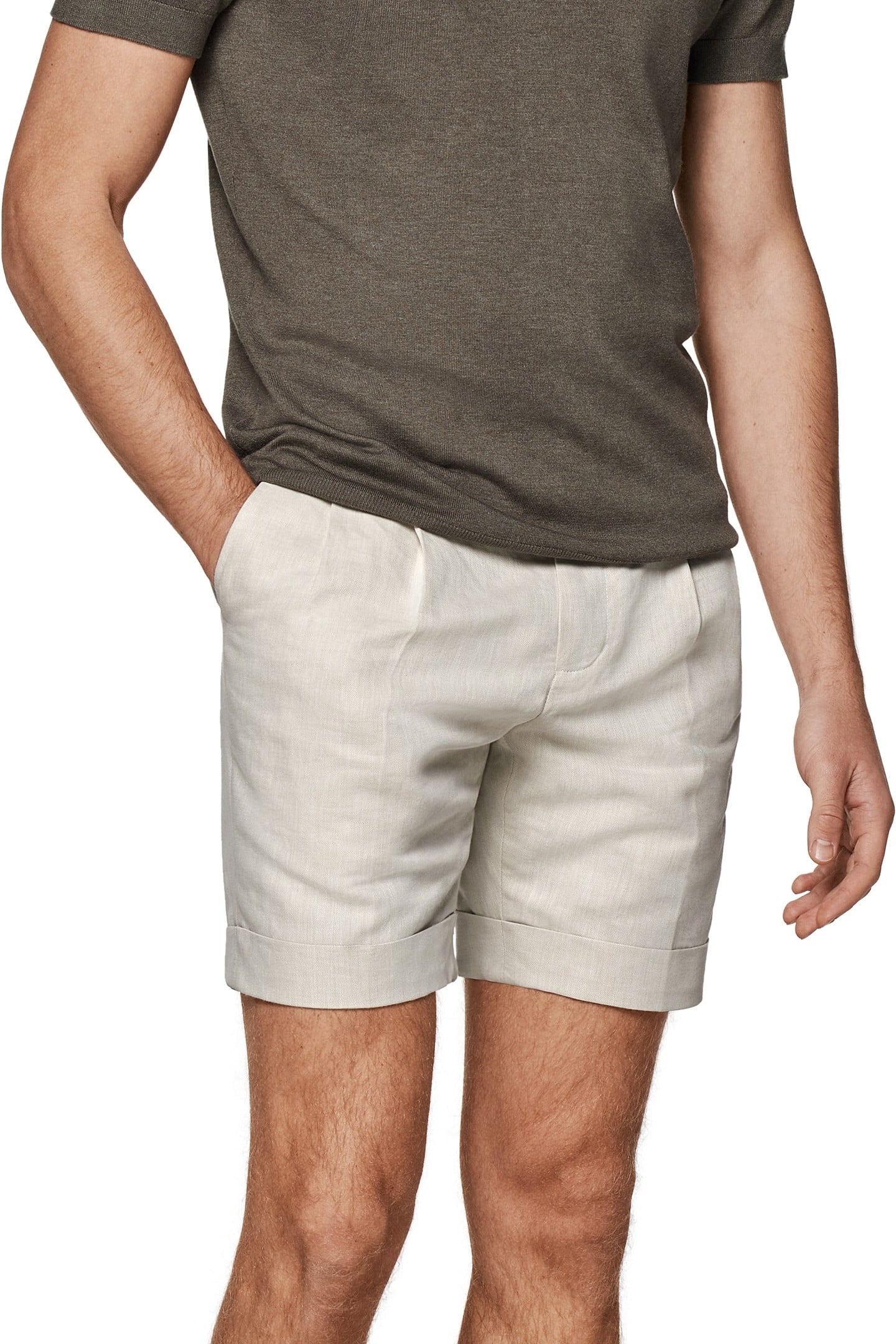 BUTTONLESS POLO TAUPE LUX TAUPE 4