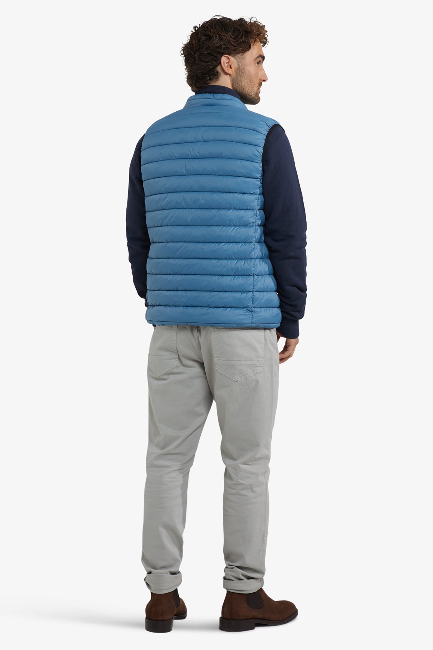 LIGHT WEIGHT BODYWARMER WORKER BLUE 3