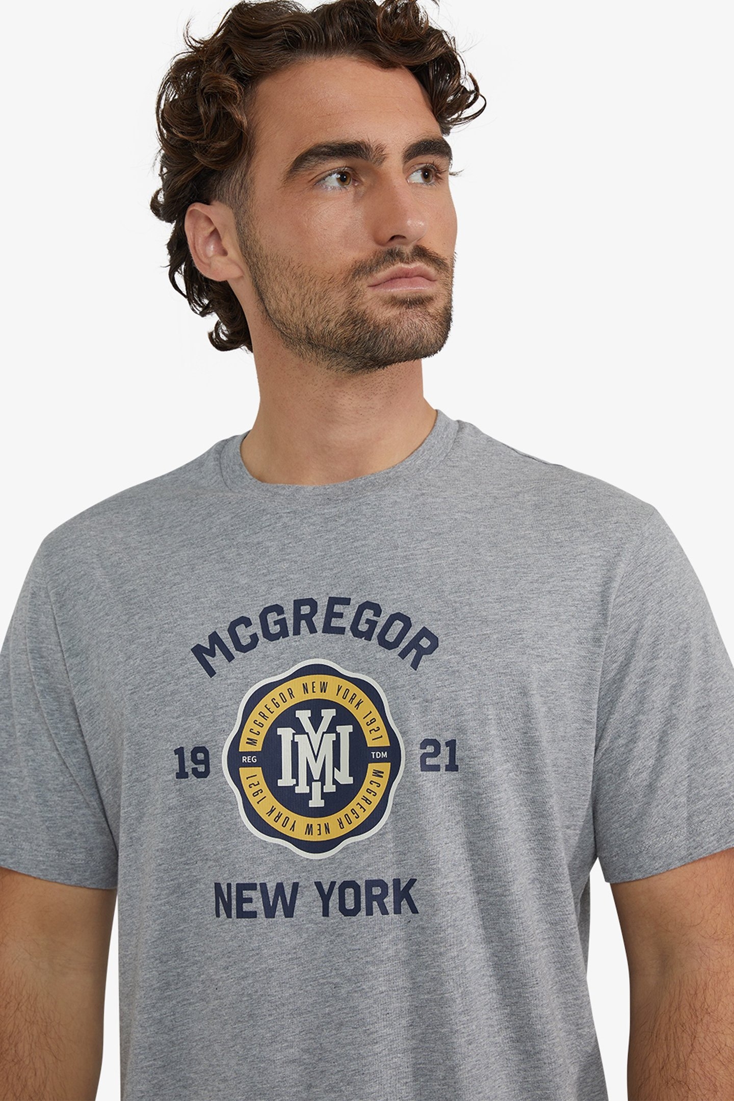 T-SHIRT NY 1921 DARK GREY MELANGE 4