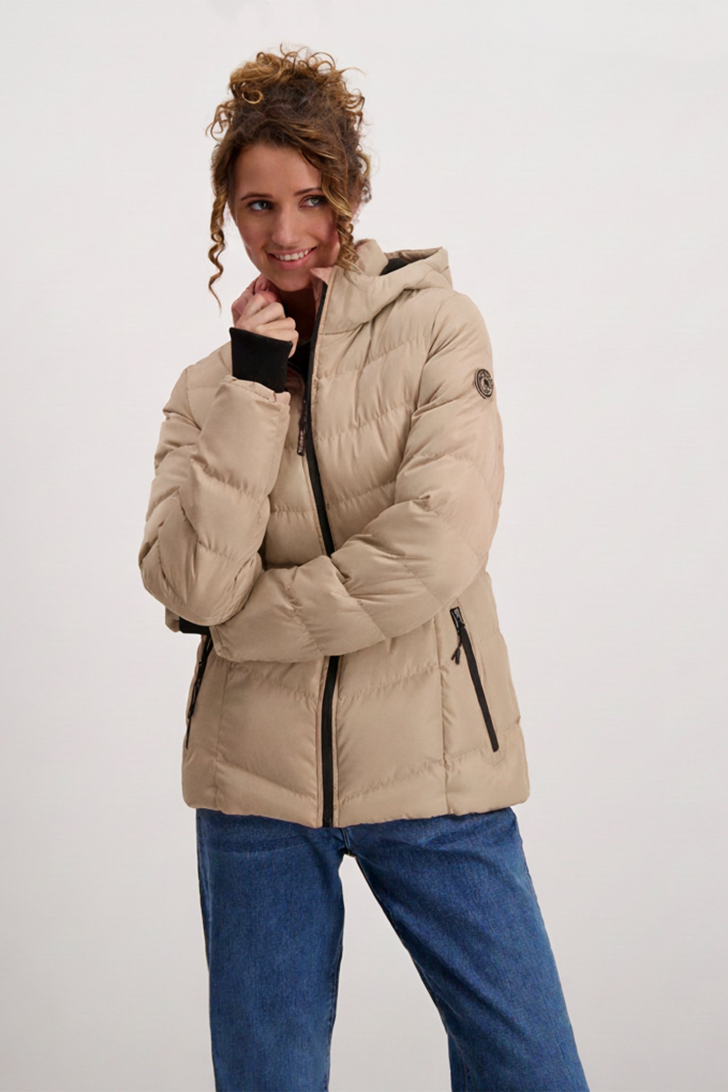 CASSY POLYESTER TAUPE 1