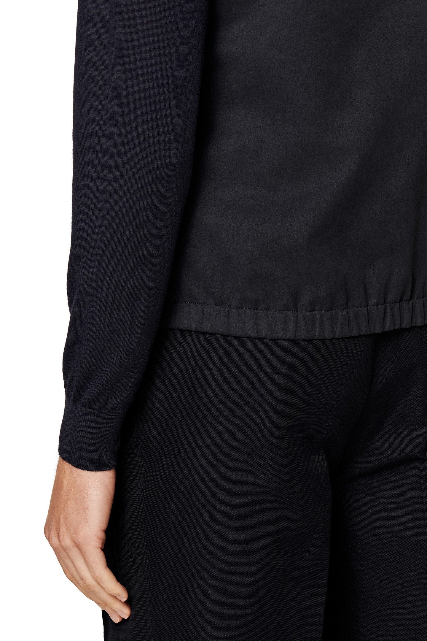 ZIP VEST-NAVY NAVY & LIGHT BLUE 7