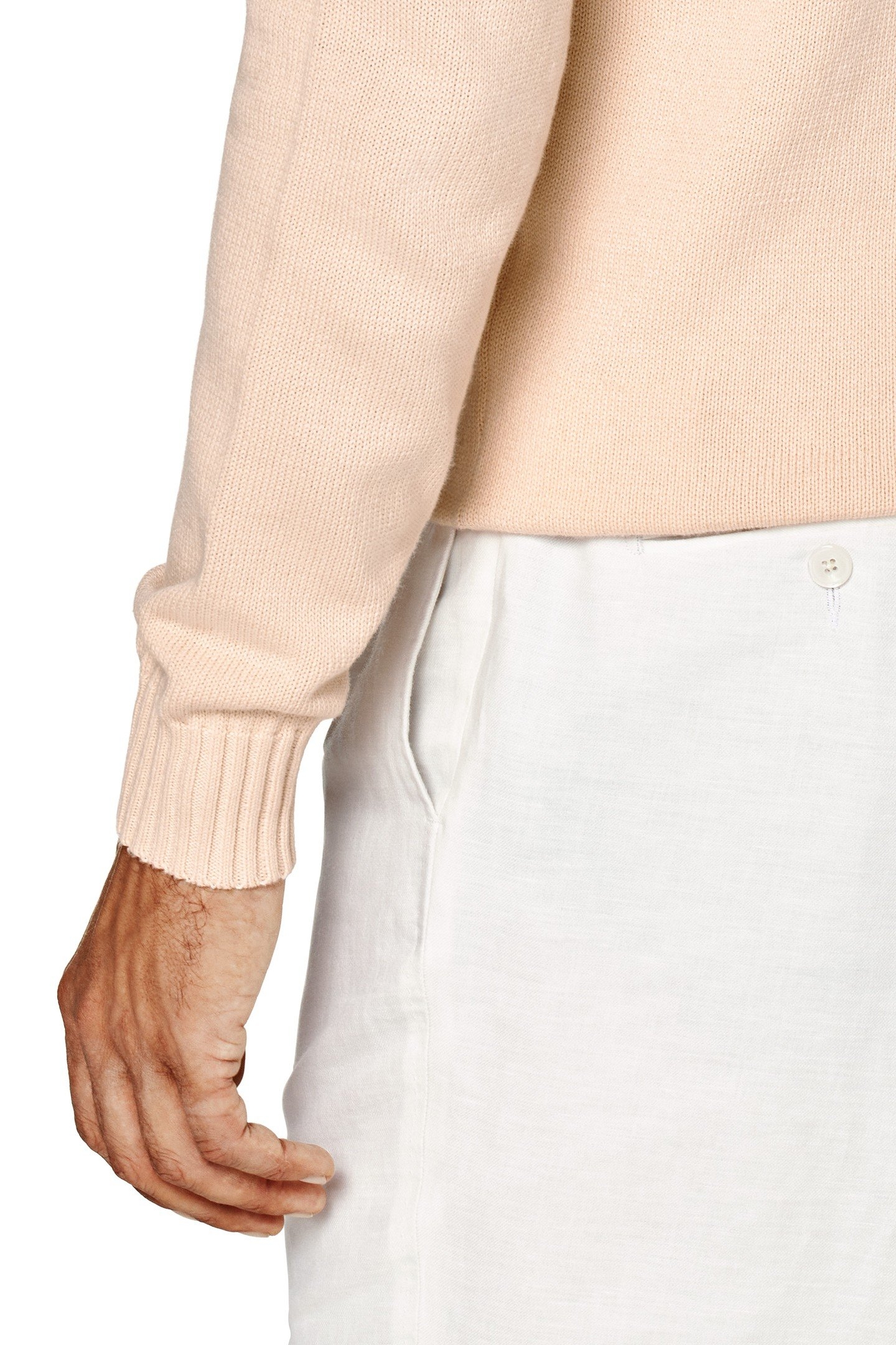 LS COTTON CREW PEACH LIGHT PINK 8