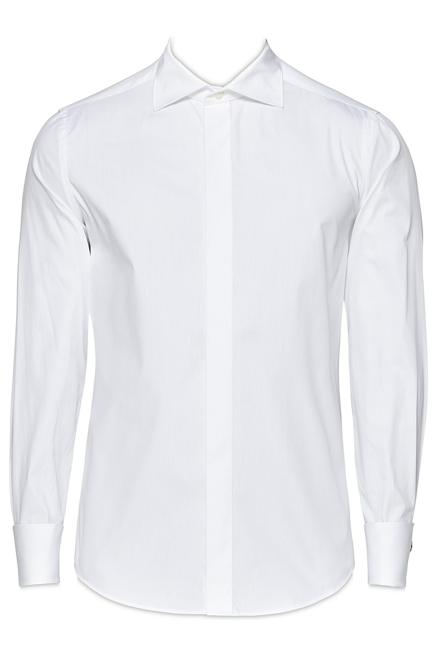 TUXEDO HIDDEN BUTTON WHITE 6