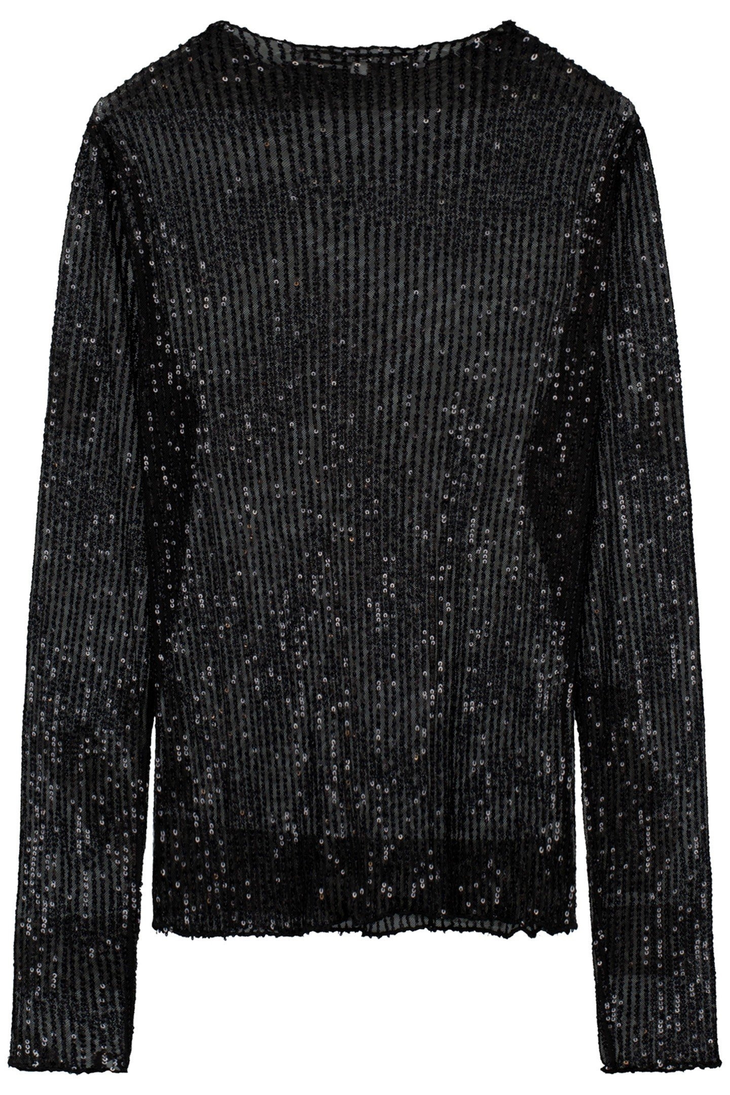 NOUS SOMMES LABELS – JENNIE SEQUIN TOP BLACK 2