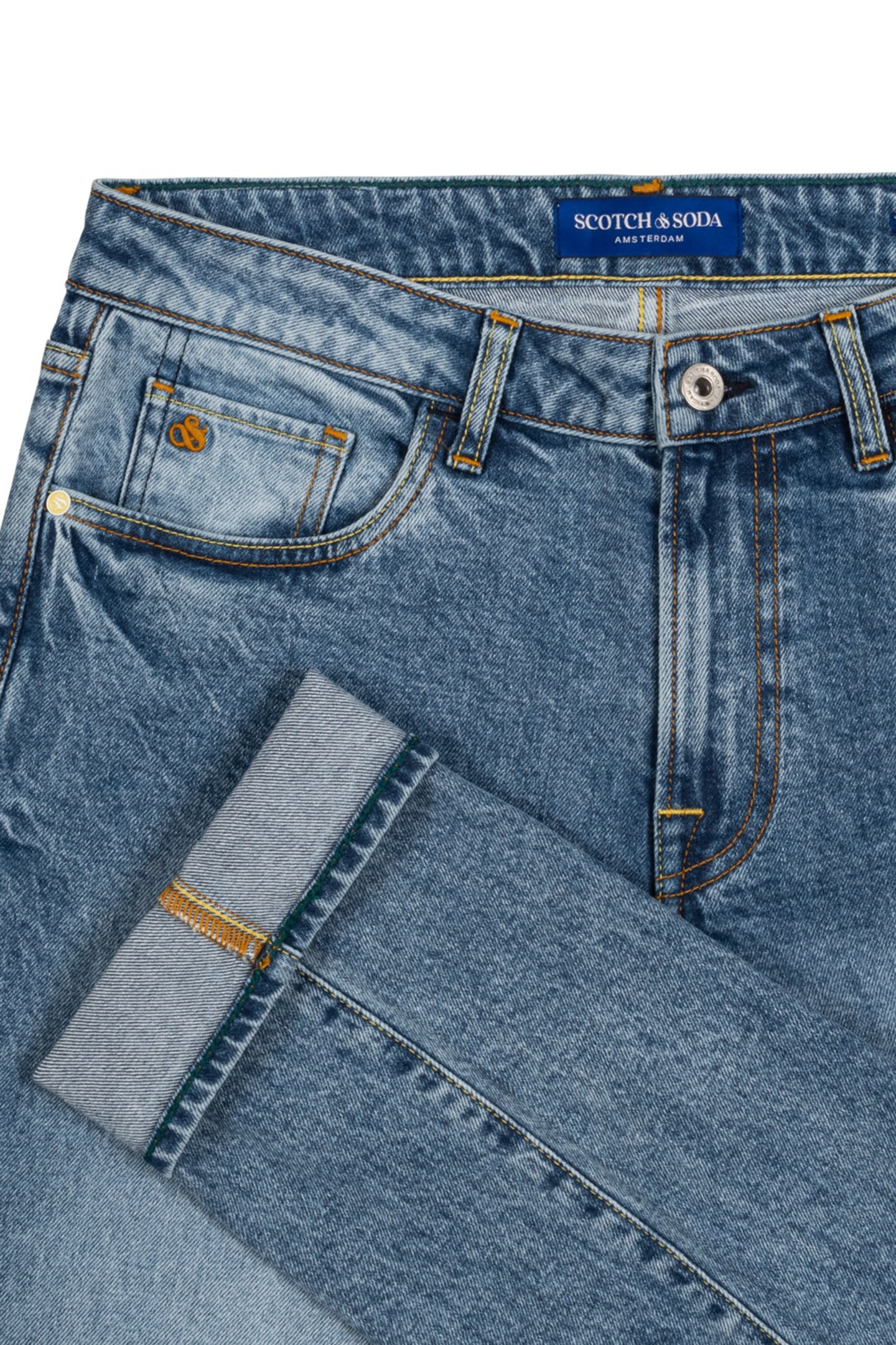 STRAIGHT FIT MARIN WASH JEAN NAVY COMBO 3