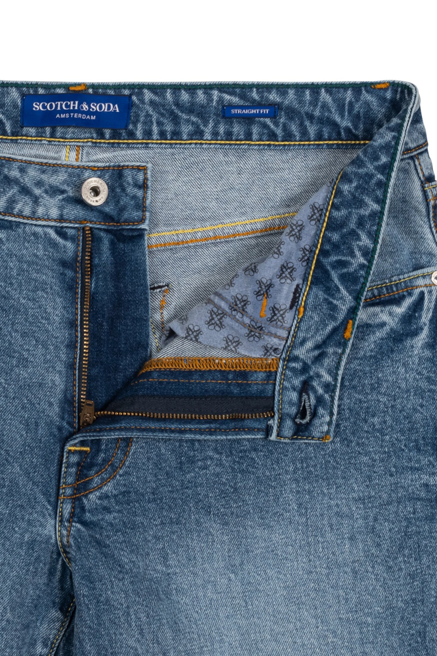 STRAIGHT FIT MARIN WASH JEAN NAVY COMBO 4