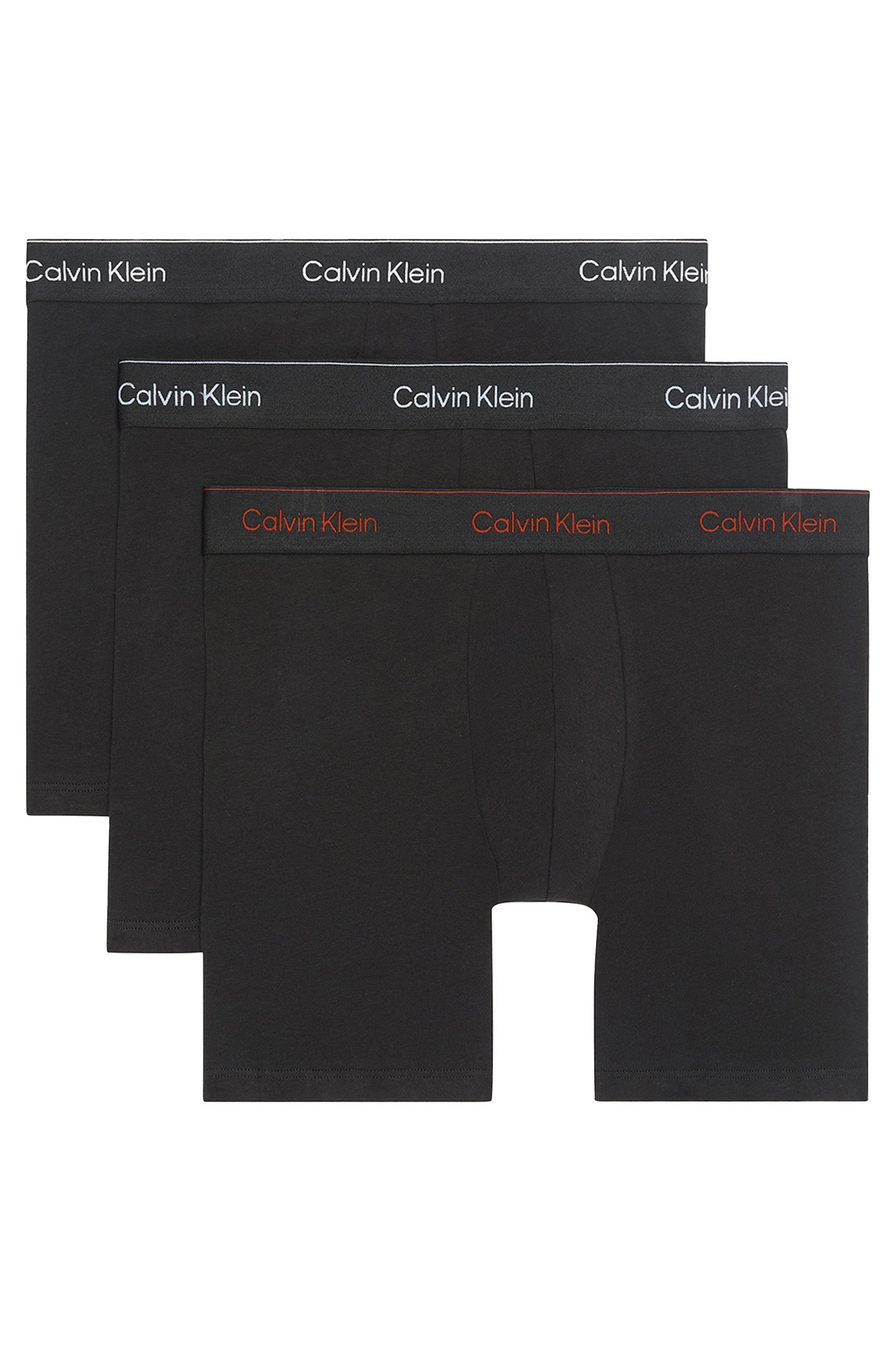 BOXER BRIEF 3-PACK BLACK WITH CHALK LOGO 2
