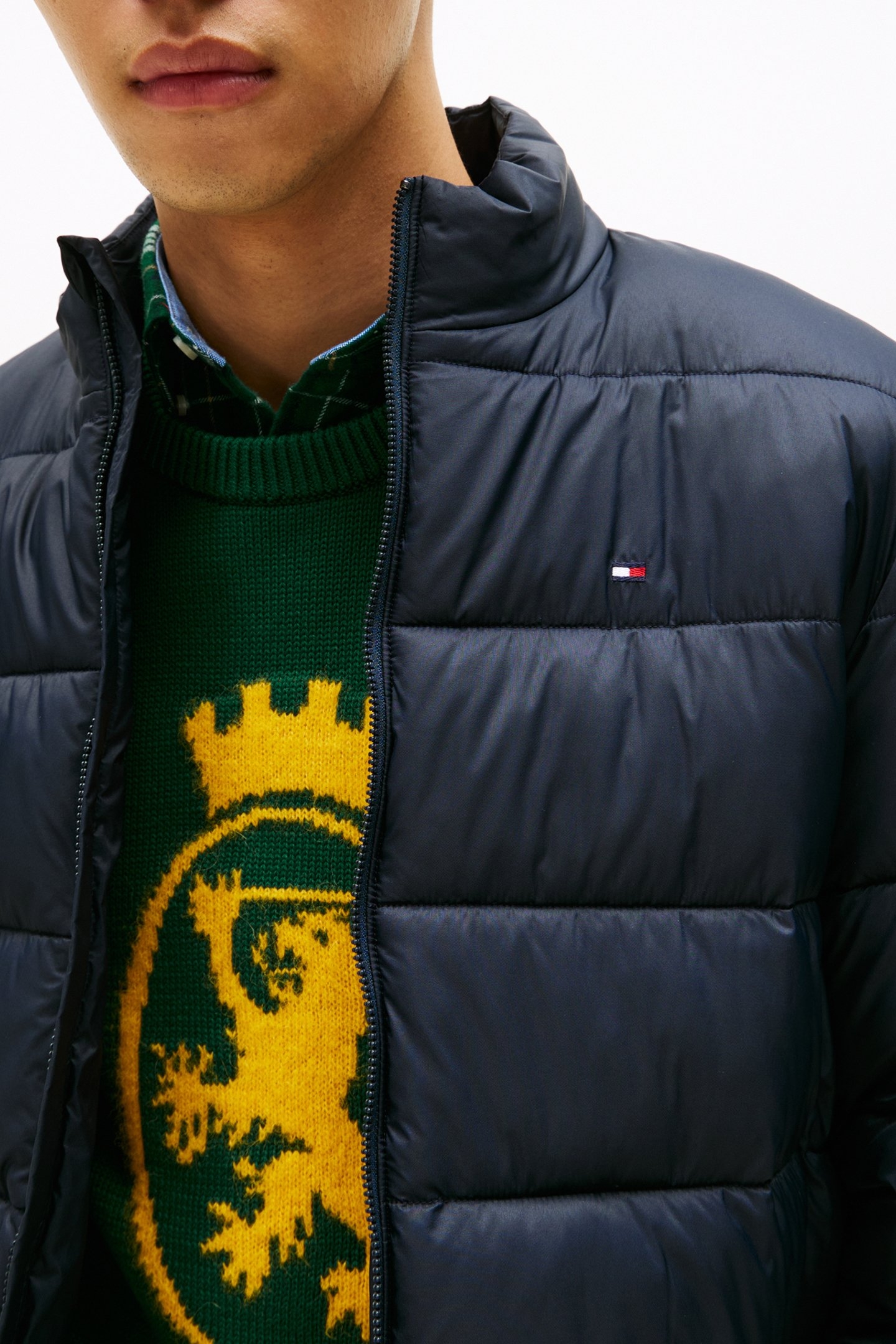 MID WEIGHT STAND COLLAR JACKET DESERT SKY 5