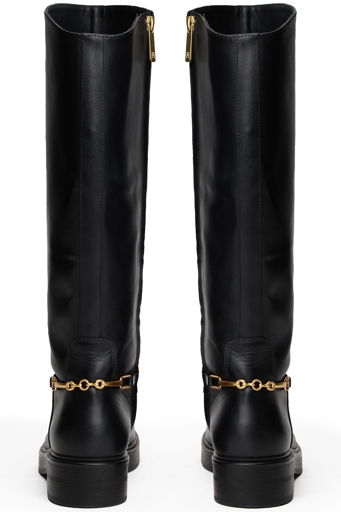 HORSEBIT RIDING LEATHER BOOTS BLACK 4