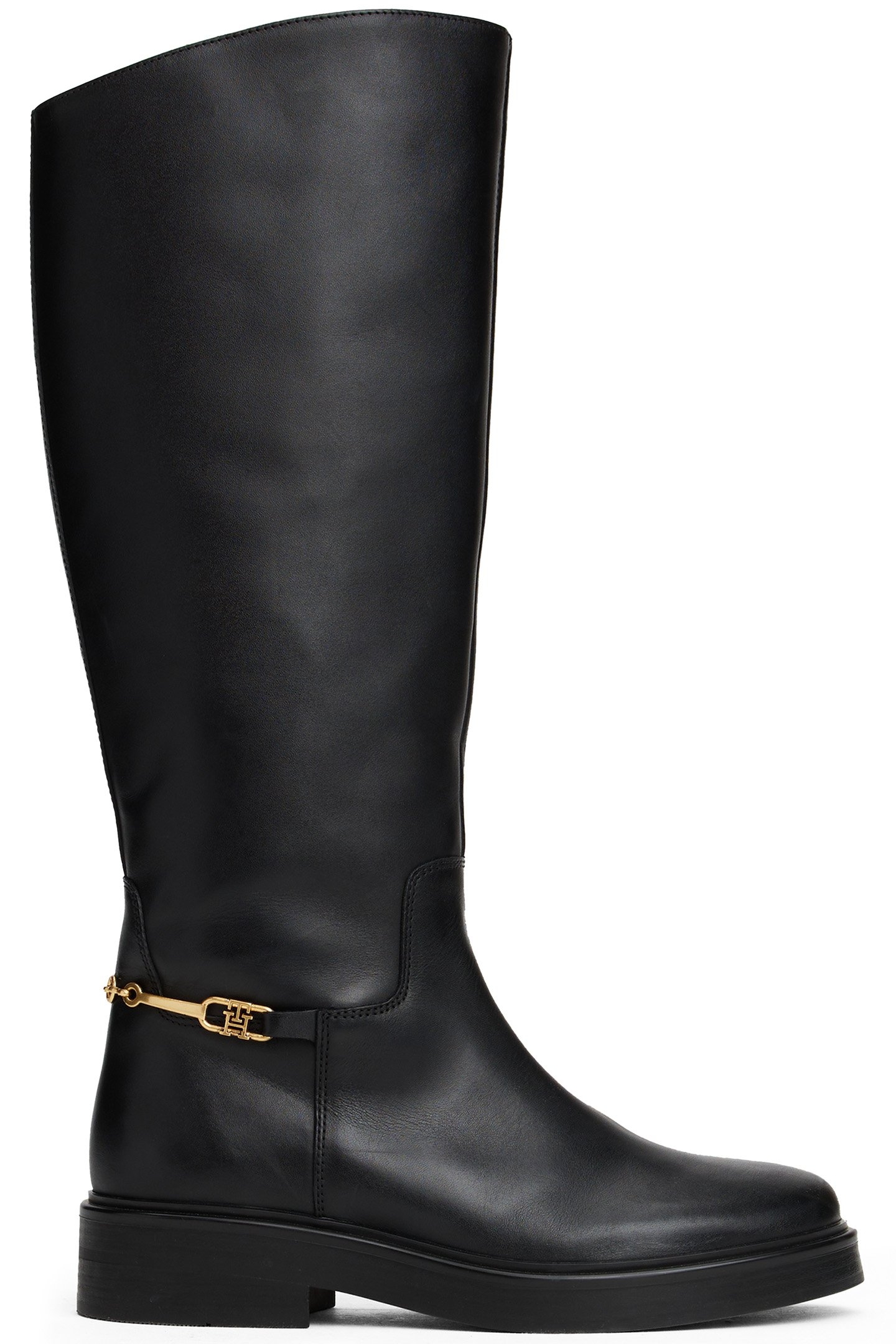 HORSEBIT RIDING LEATHER BOOTS BLACK 2