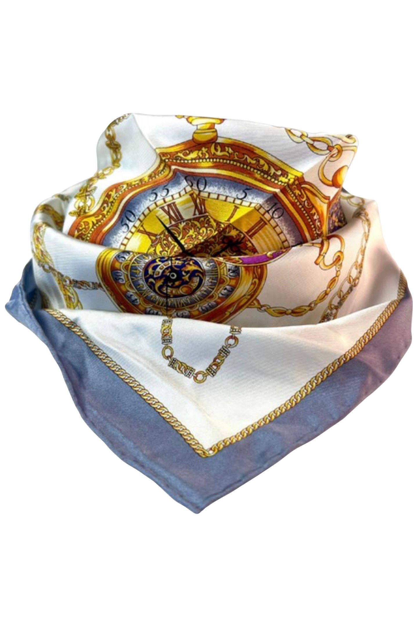SCARF BURANO SMALL 449 WHITE GREY GOLD 2