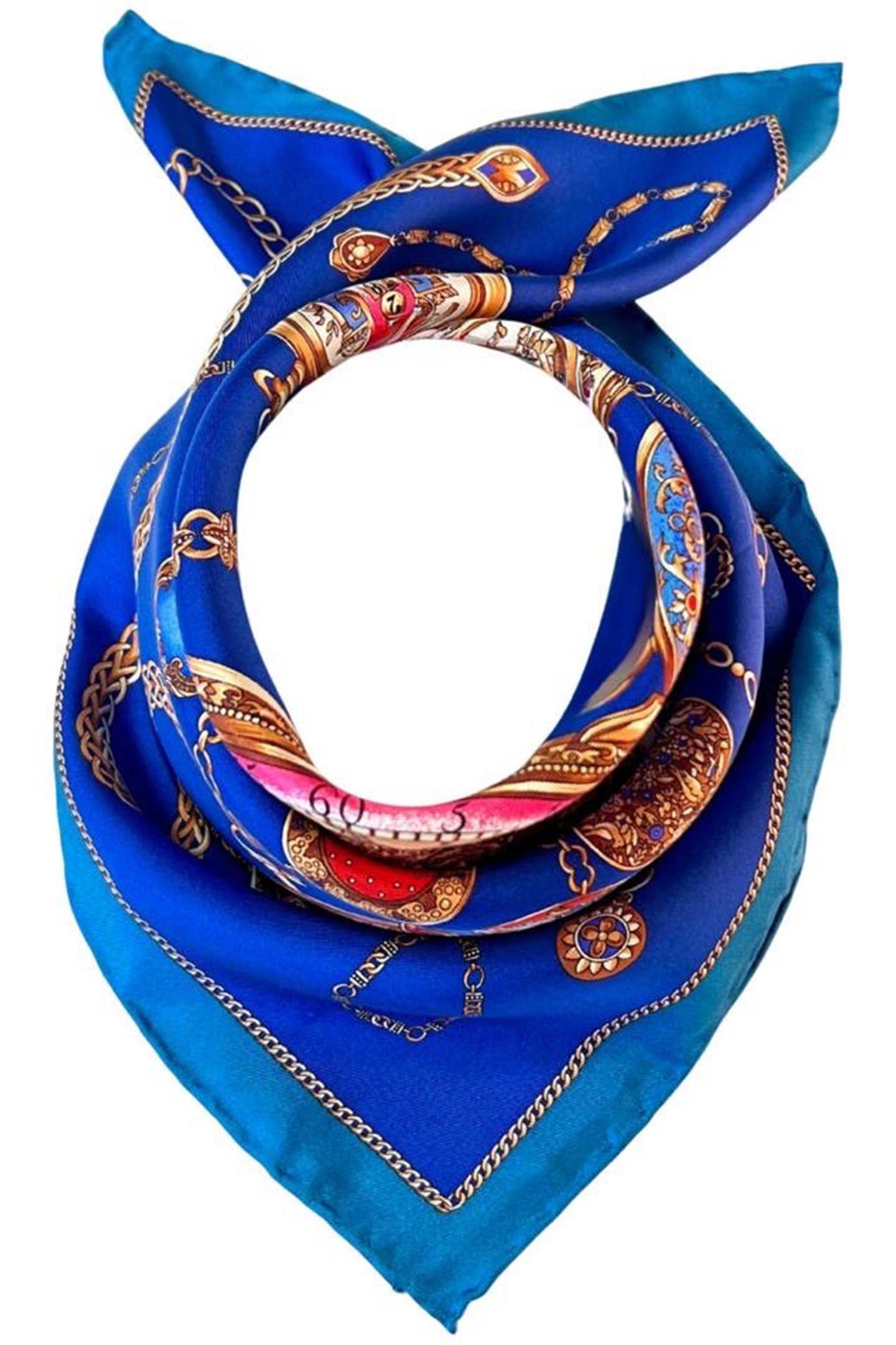 SCARF BURANO SMALL 579 BLUE 1