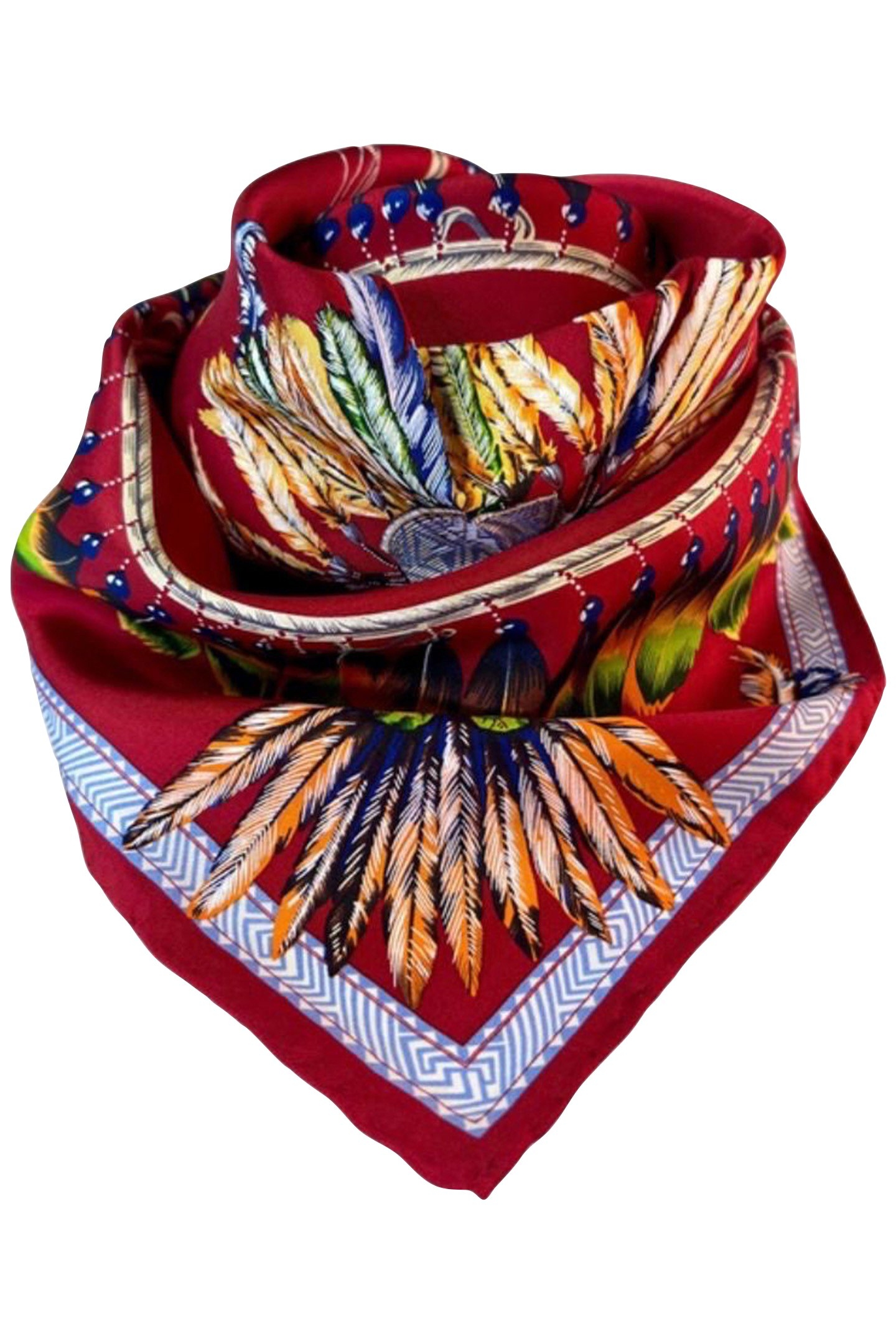 SCARF BURANO SMALL 490 BURGUNDY 2