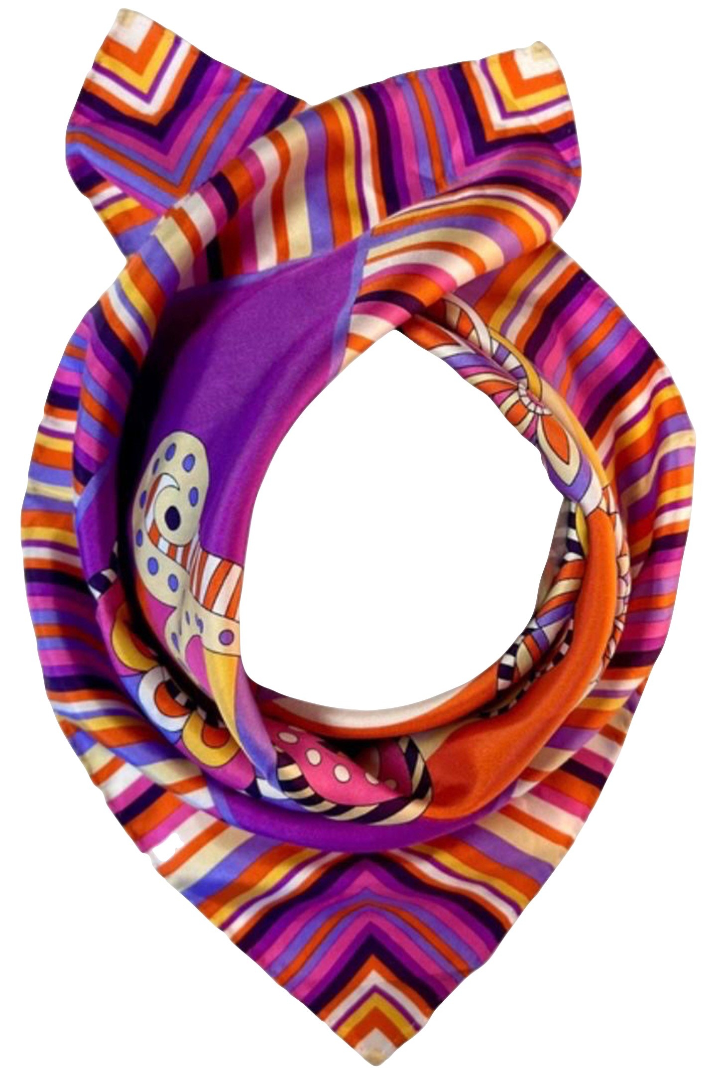 SCARF BURANO SMALL 448 PINK MULTI 1