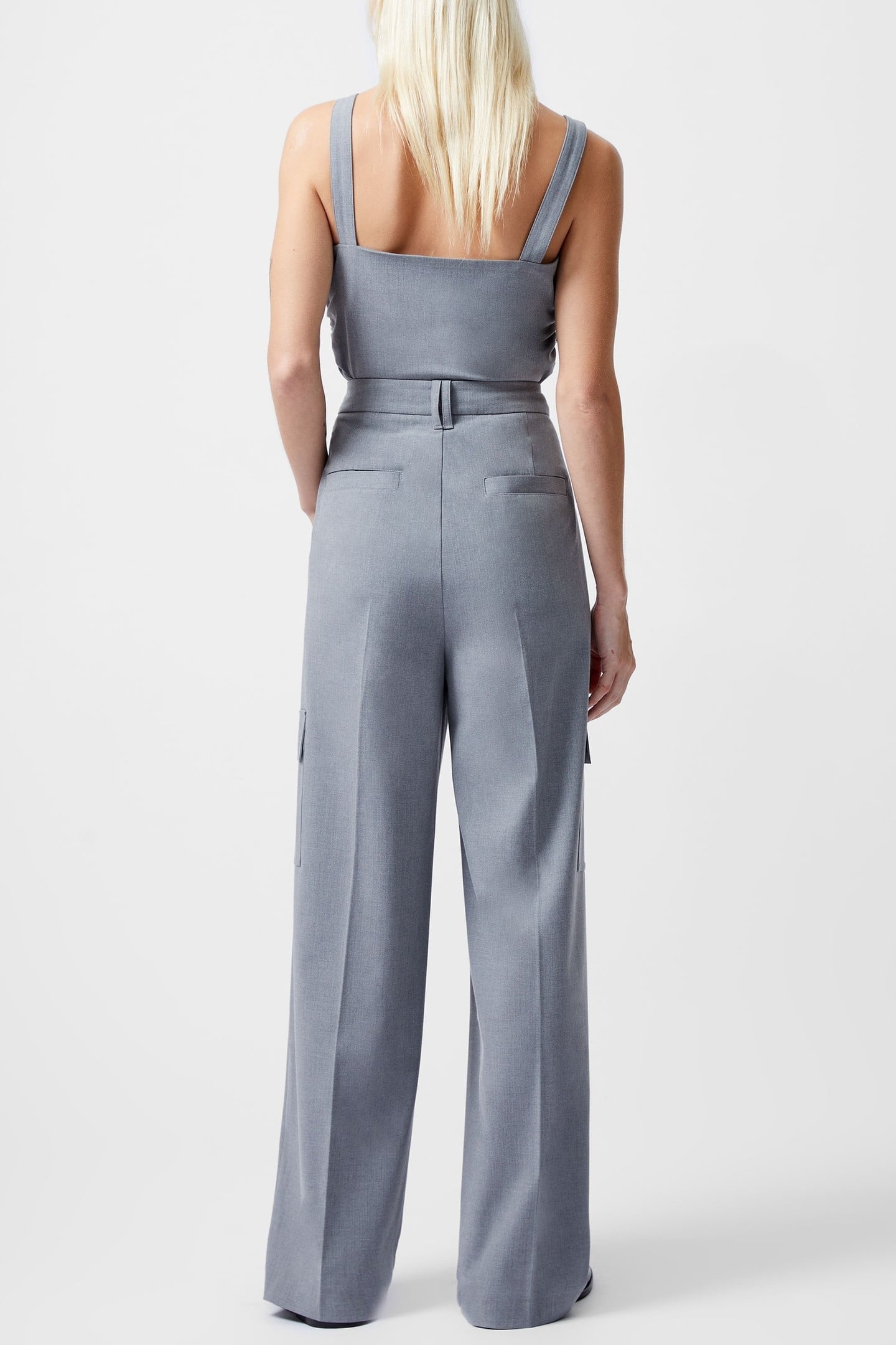 FRANKLIN BARREL LEG TROUSER GREY 2