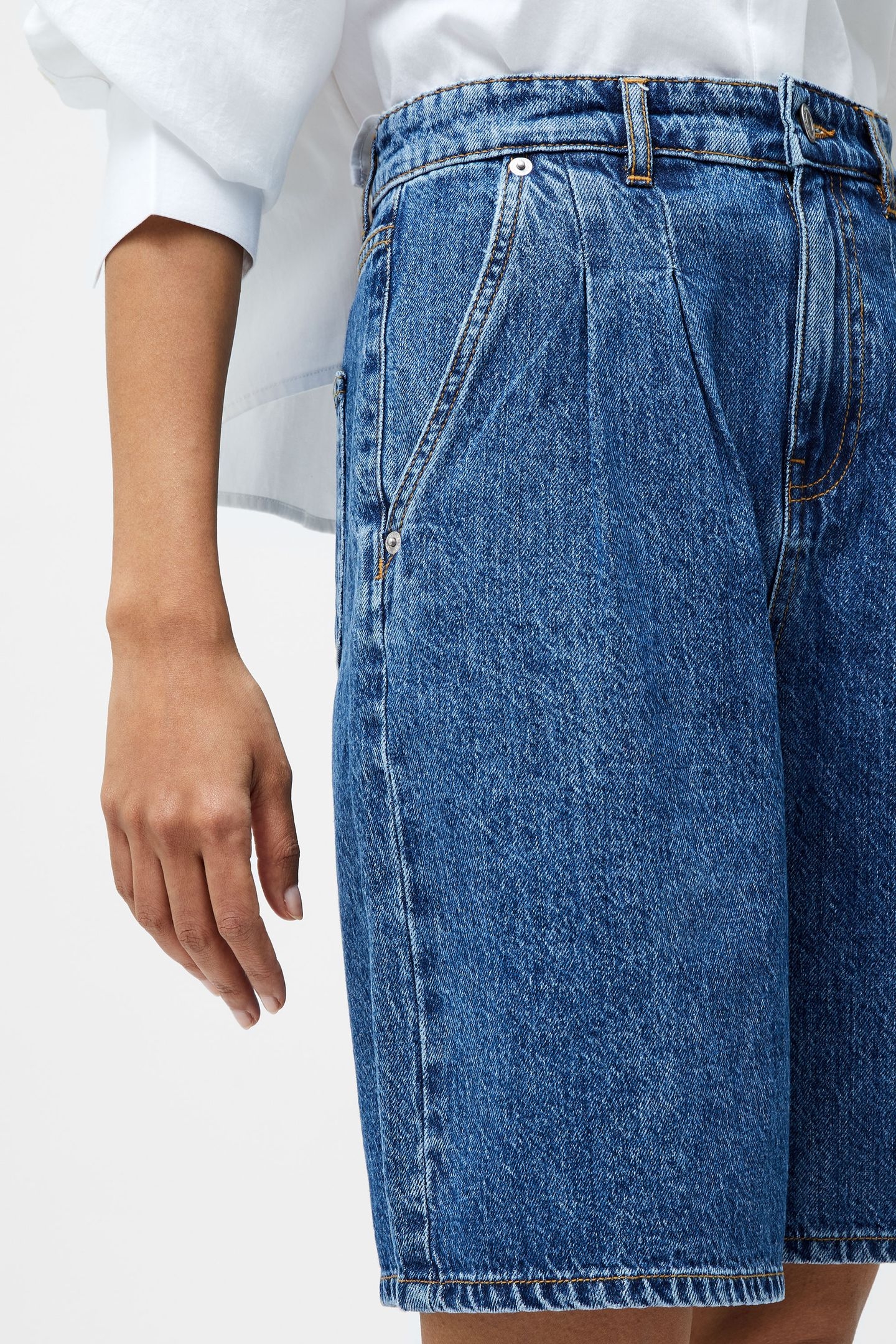 DENVER DENIM BERMUDA SHORTS VINTAGE BLUE 3