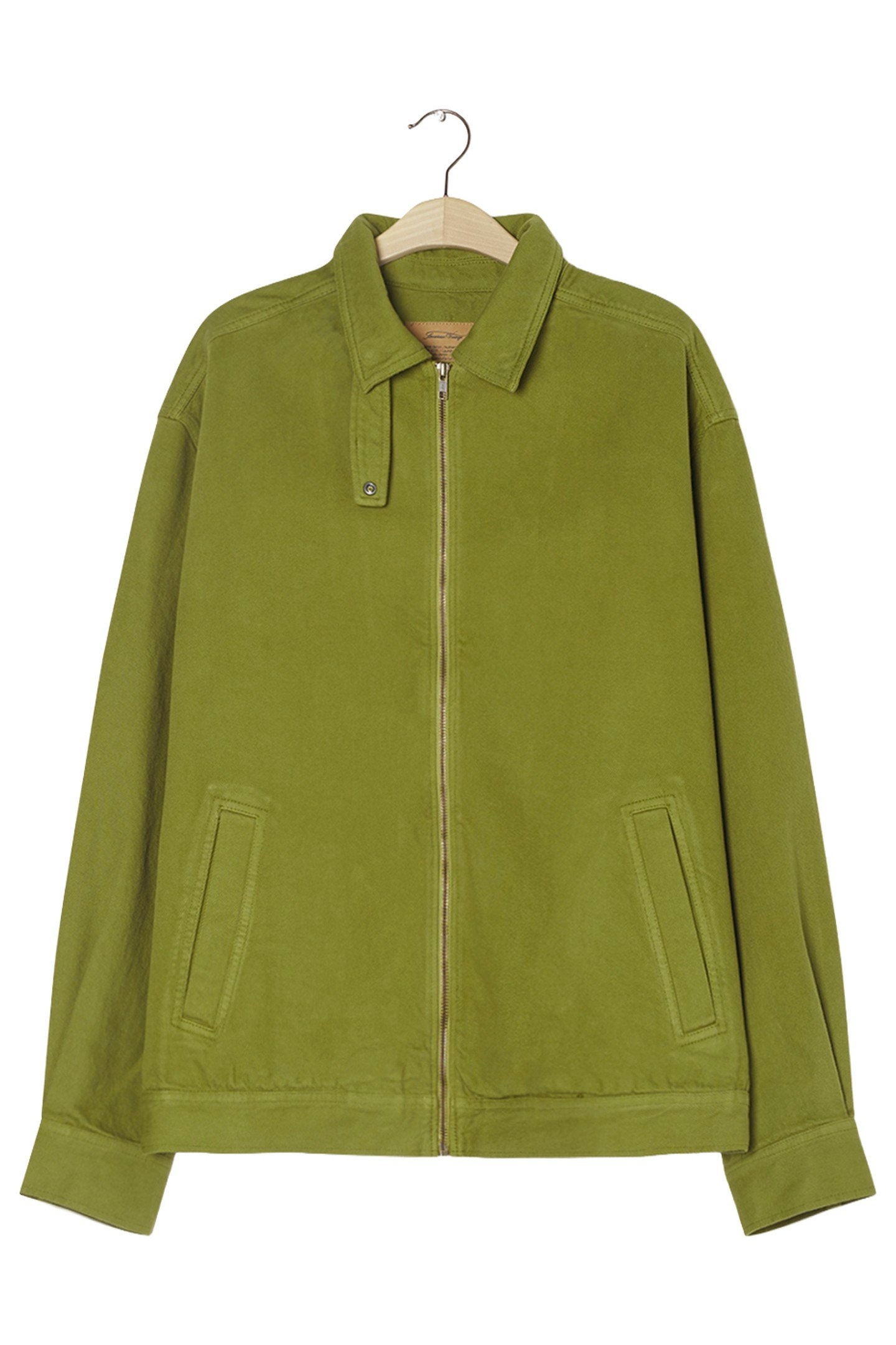 UNISEX LONG-SLEEVED JACKET WITH ZIP-UP SHIRT COLLAR ARMY 1