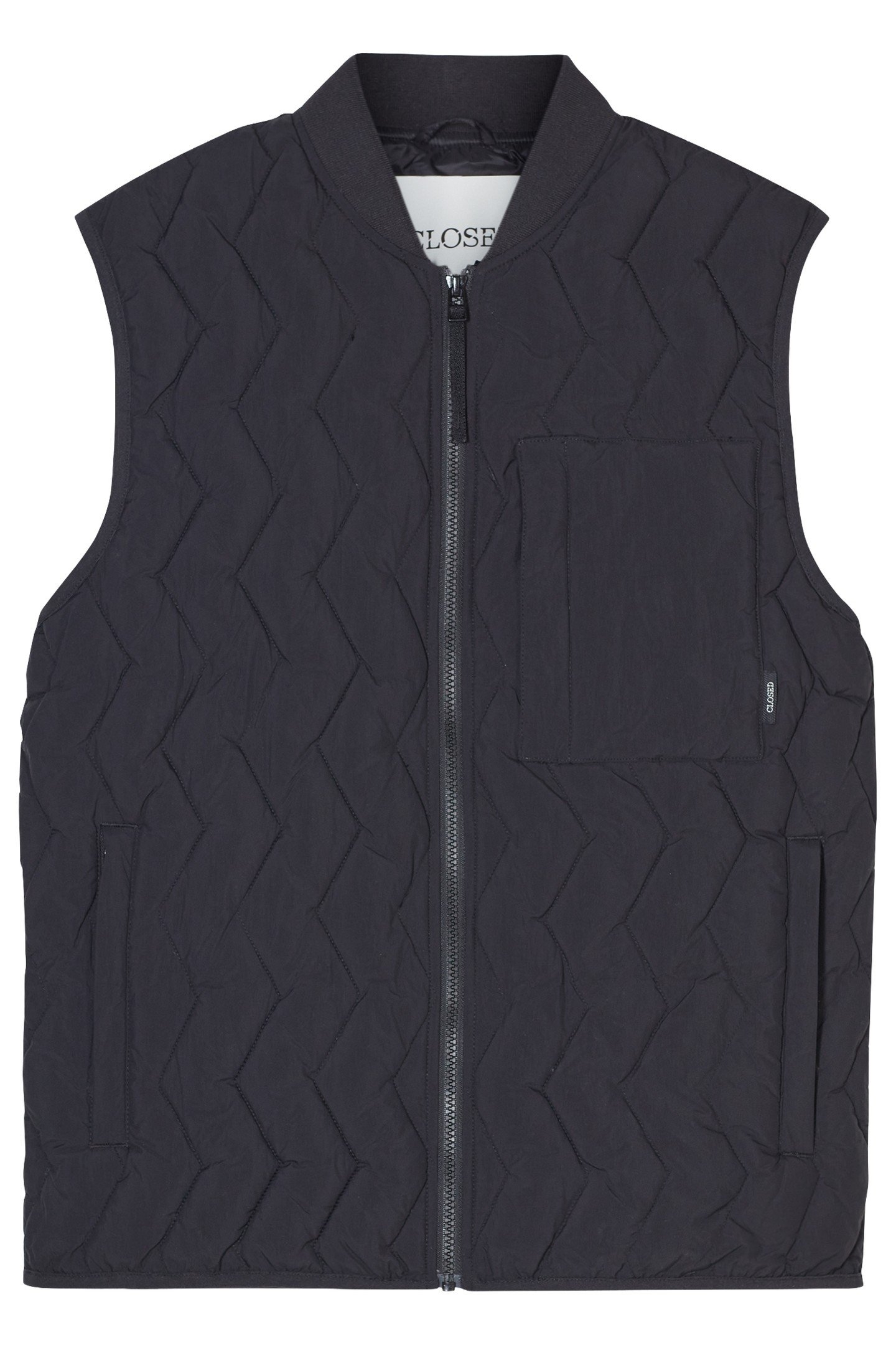 QUILTED VEST BLACK 6