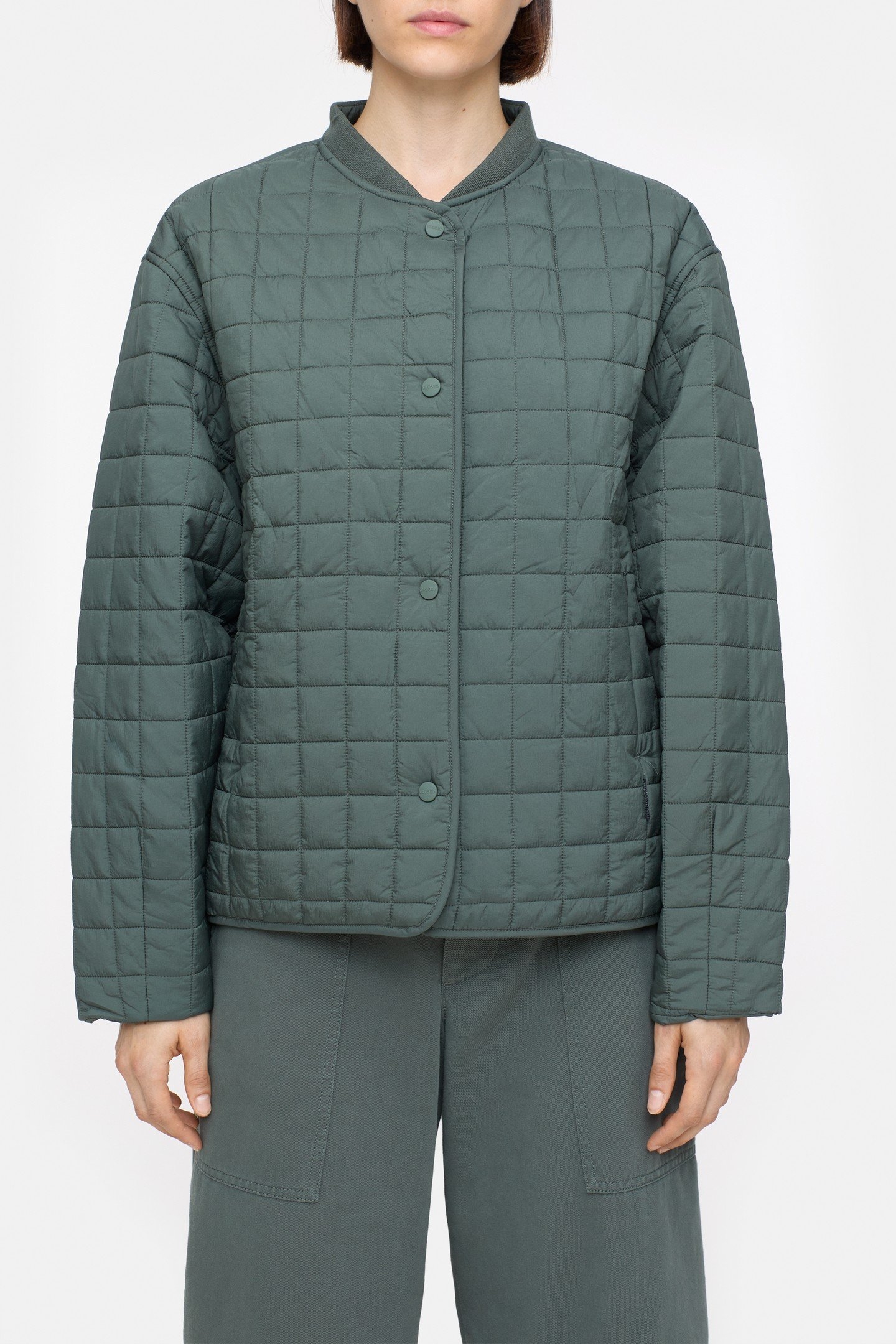 QUILTED JACKET PINI GREEN 1