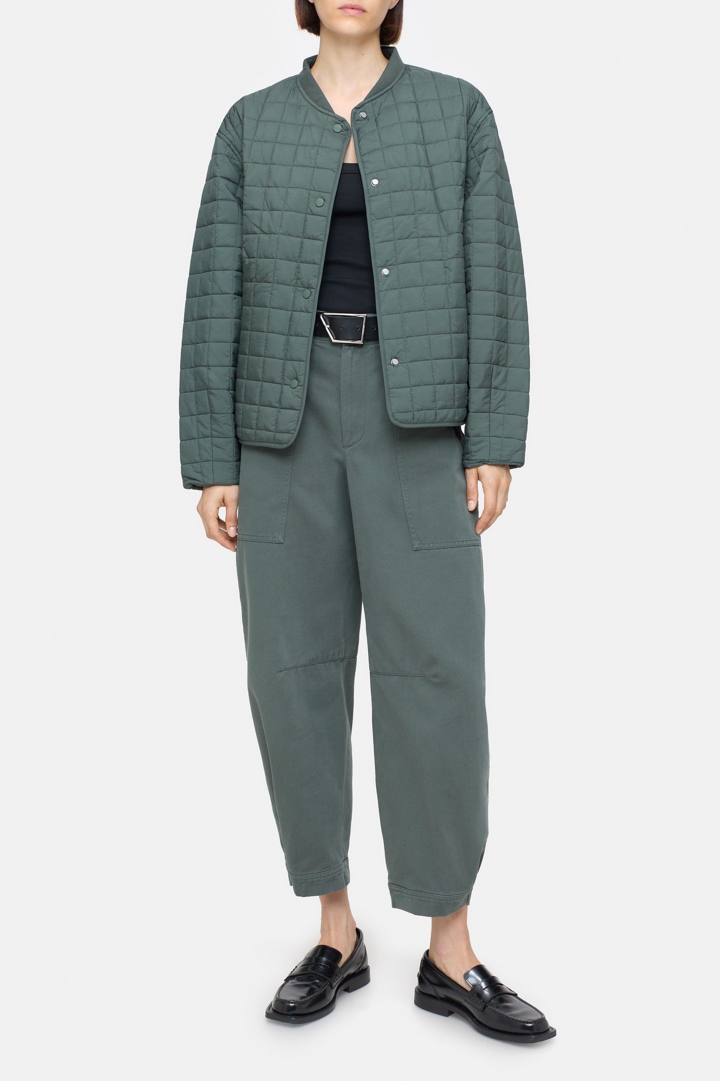 QUILTED JACKET PINI GREEN 2