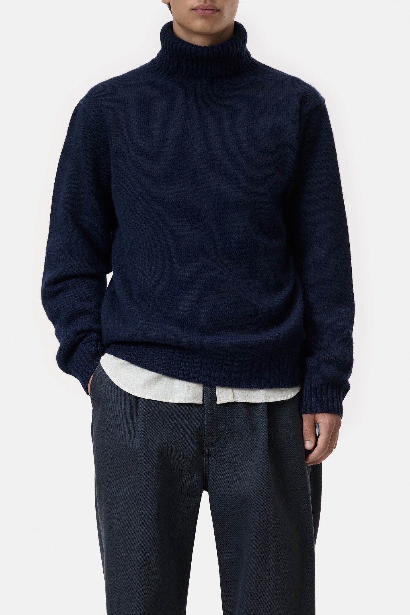 TURTLENECK JUMPER KNITS DARK NIGHT 1